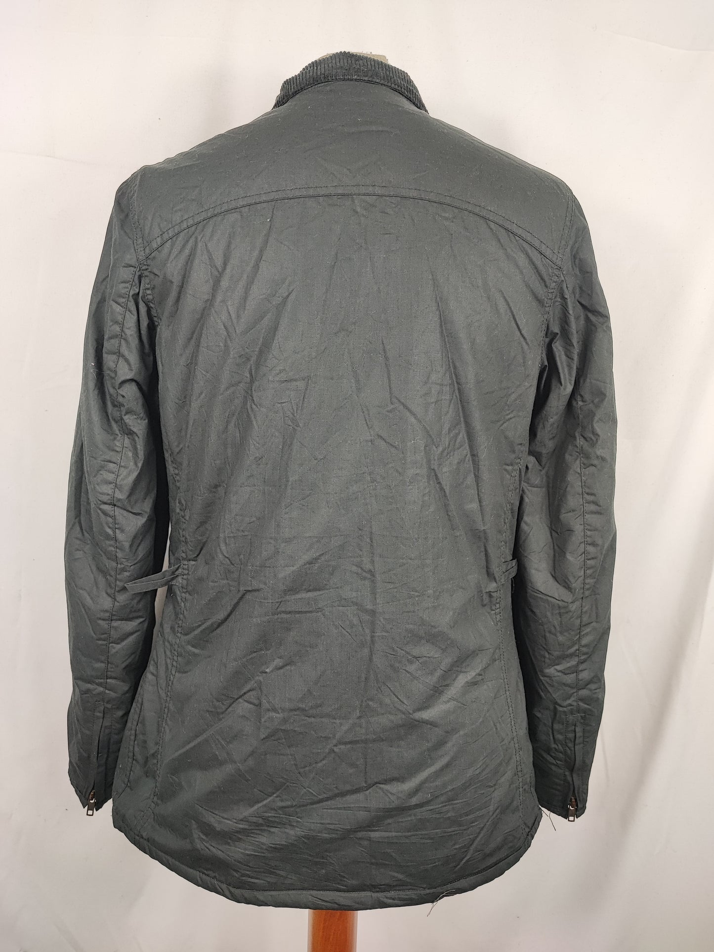 Giacca Barbour International Donna Medium UK12 -Lady Black Vintage International Jacket Size uk12 - Shop In London