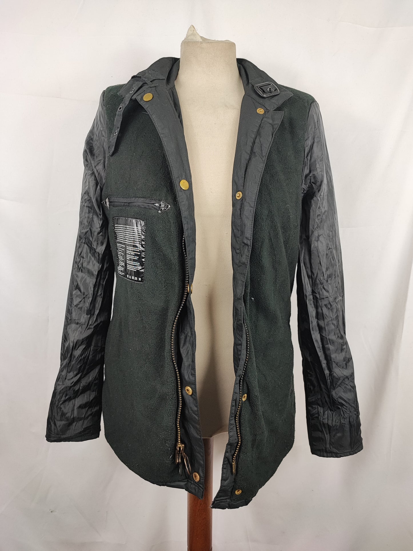 Giacca Barbour International Donna Medium UK12 -Lady Black Vintage International Jacket Size uk12 - Shop In London