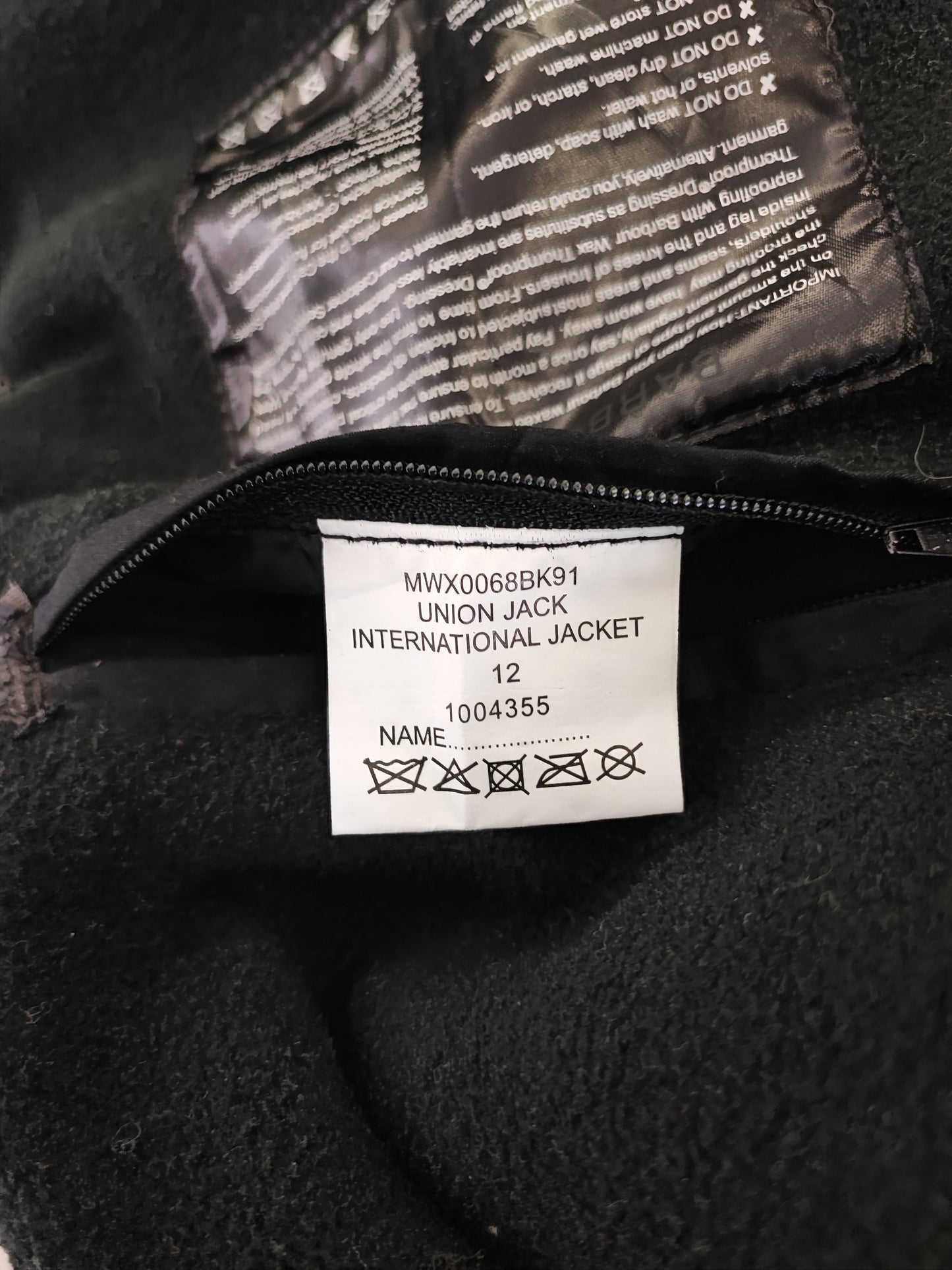 Giacca Barbour International Donna Medium UK12 -Lady Black Vintage International Jacket Size uk12 - Shop In London