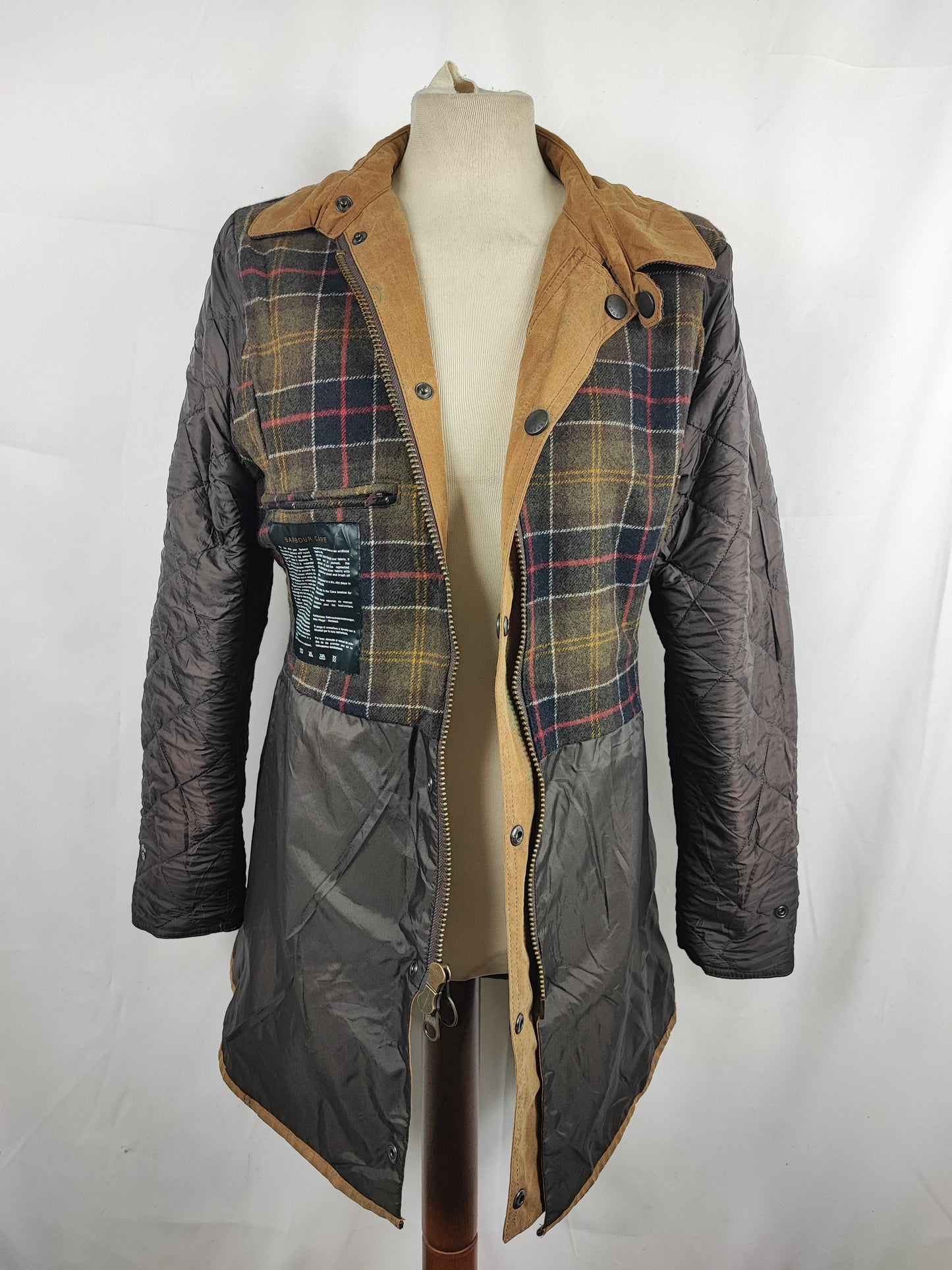 Giacca Barbour Newmarket donna Beige UK10 Small Lady Beige Newmarket jacket Size UK10