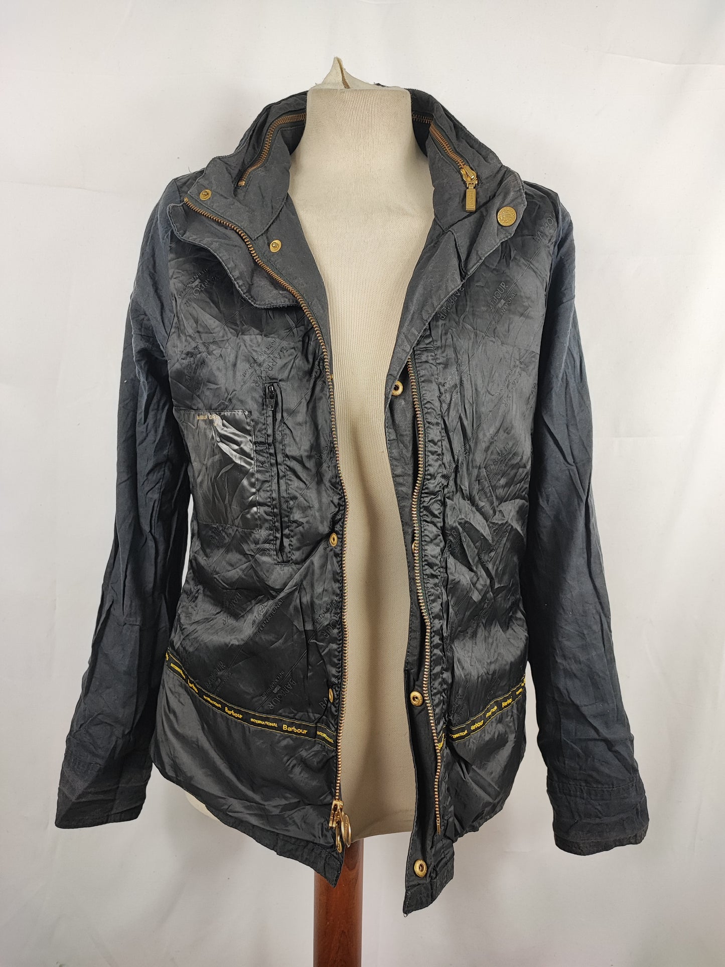 Giacca Barbour International Donna nero SMALL UK10 -Lady Black International Jacket size 10 - Shop In London
