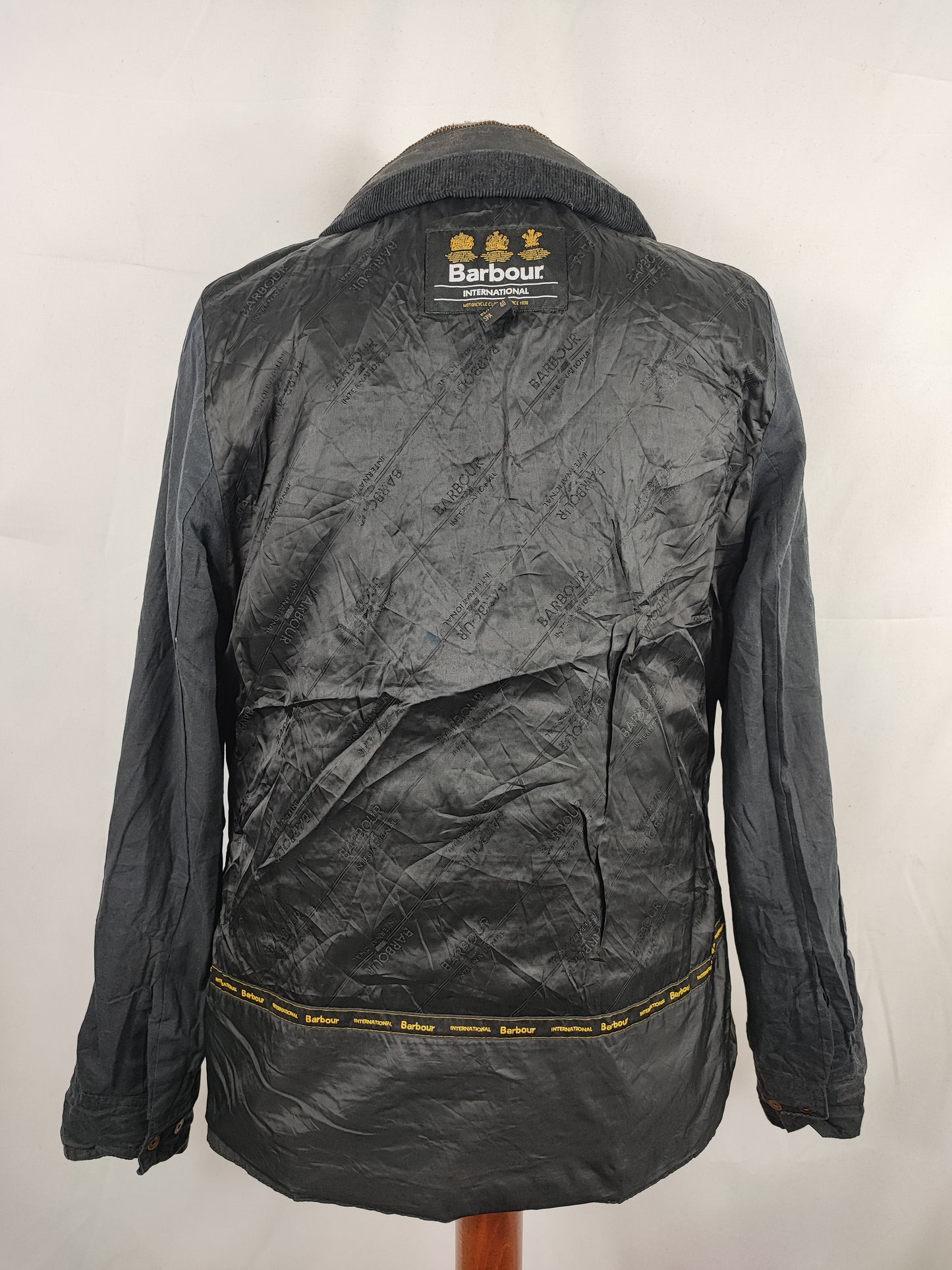Giacca Barbour International Donna nero SMALL UK10 -Lady Black International Jacket size 10 - Shop In London