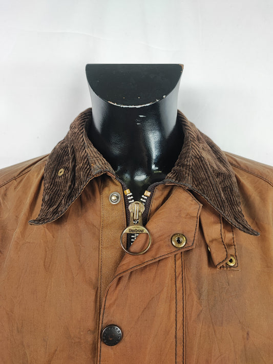 RARA Barbour Beaufort Beige A1600 Duck Unlimited Edition Beige Jacket C44/112 cm Size L/XL