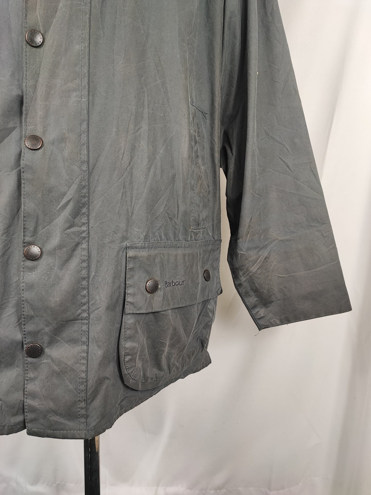 Barbour Giacca Beaufort blu C48/122cm - Navy Beaufort Waxed jacket c48 size XL comoda