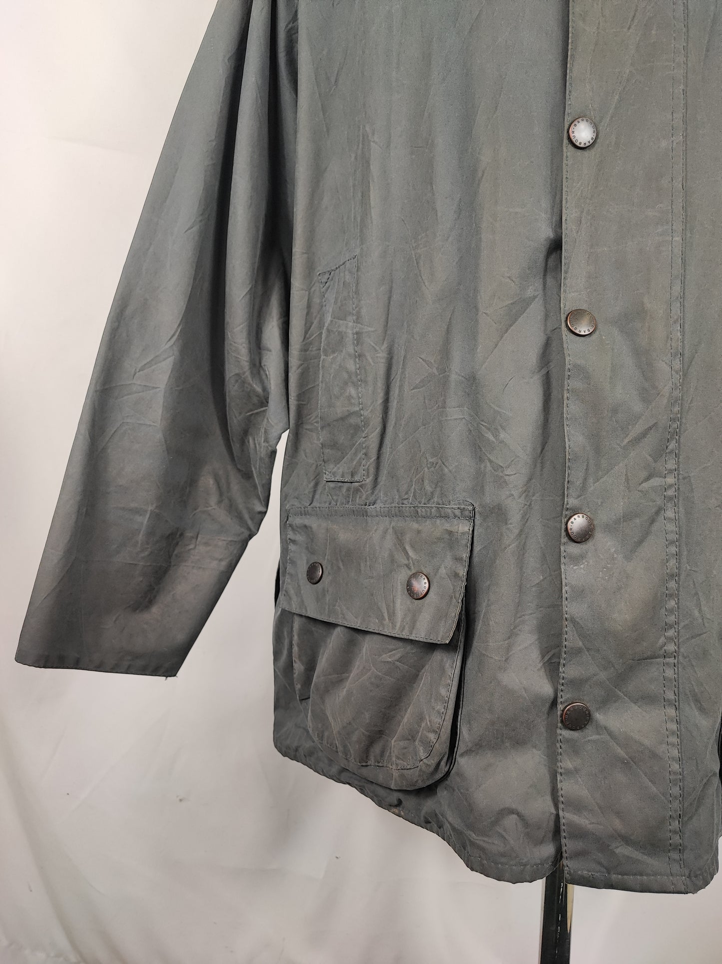 Barbour Giacca Beaufort blu C48/122cm - Navy Beaufort Waxed jacket c48 size XL comoda