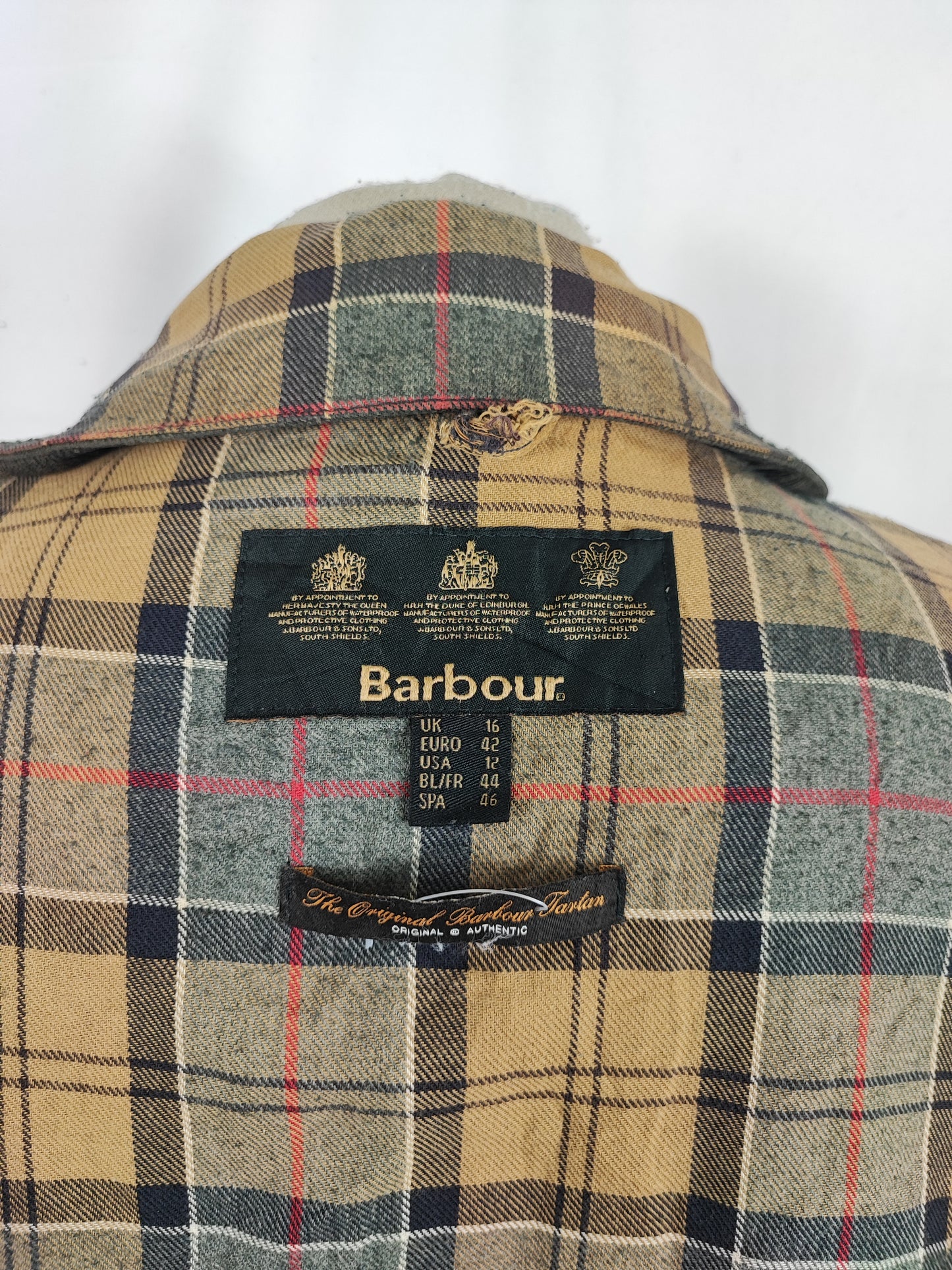 Trench Barbour blu donna modello Addington  Uk16 Navy wax lady trench uk16 tg. 44/46