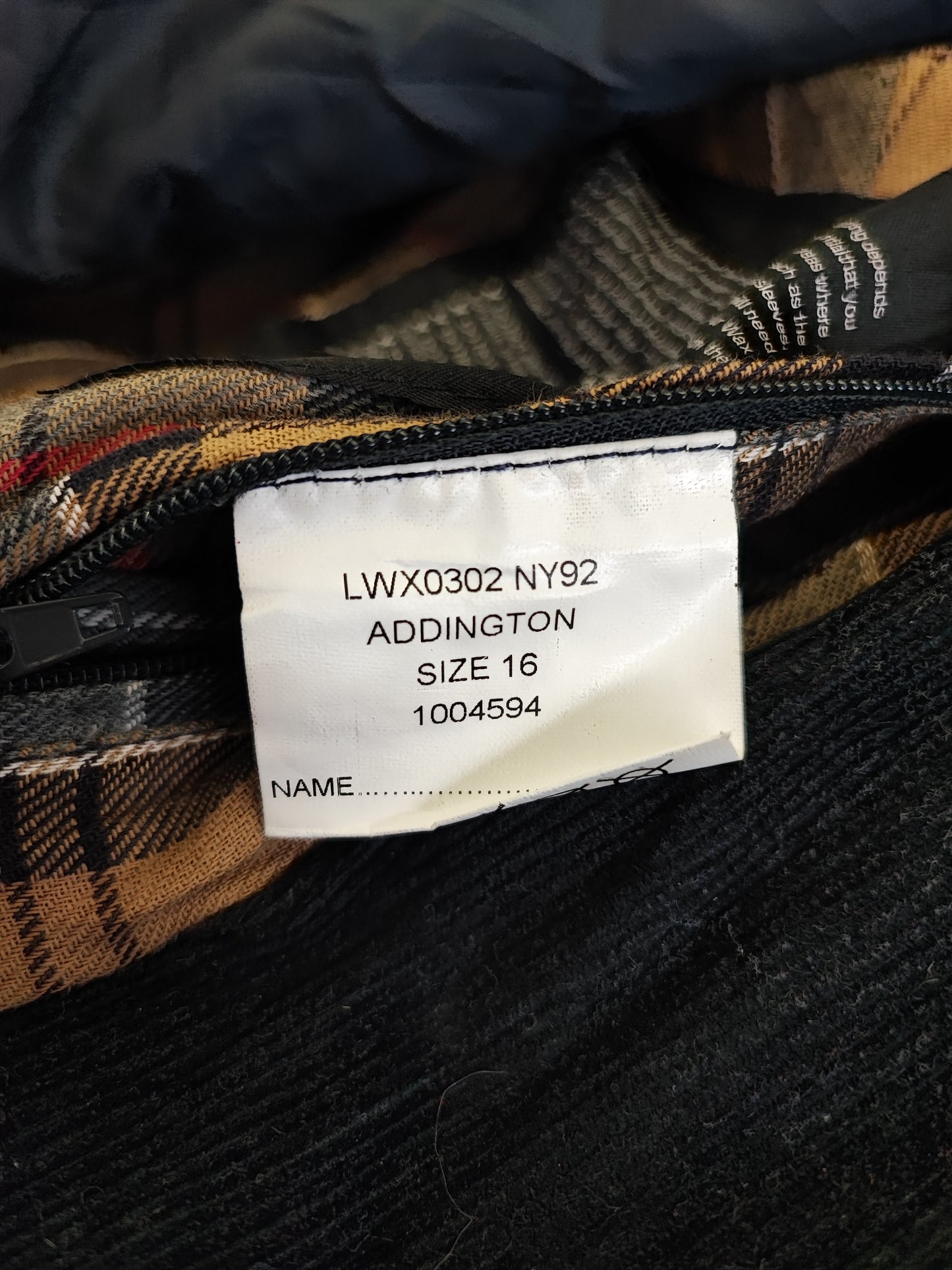 Trench Barbour blu donna modello Addington  Uk16 Navy wax lady trench uk16 tg. 44/46