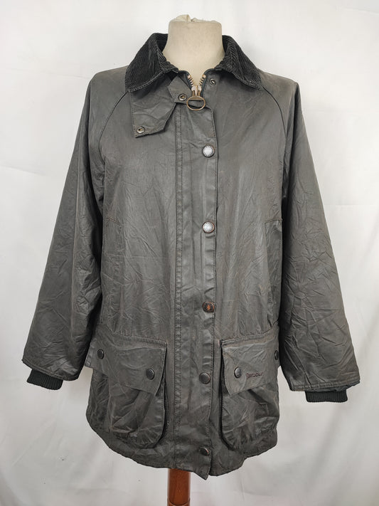 Giacca Barbour Winter Bedale donna nero Taglia Medium uk12 Lady Black Winter Bedale size 12