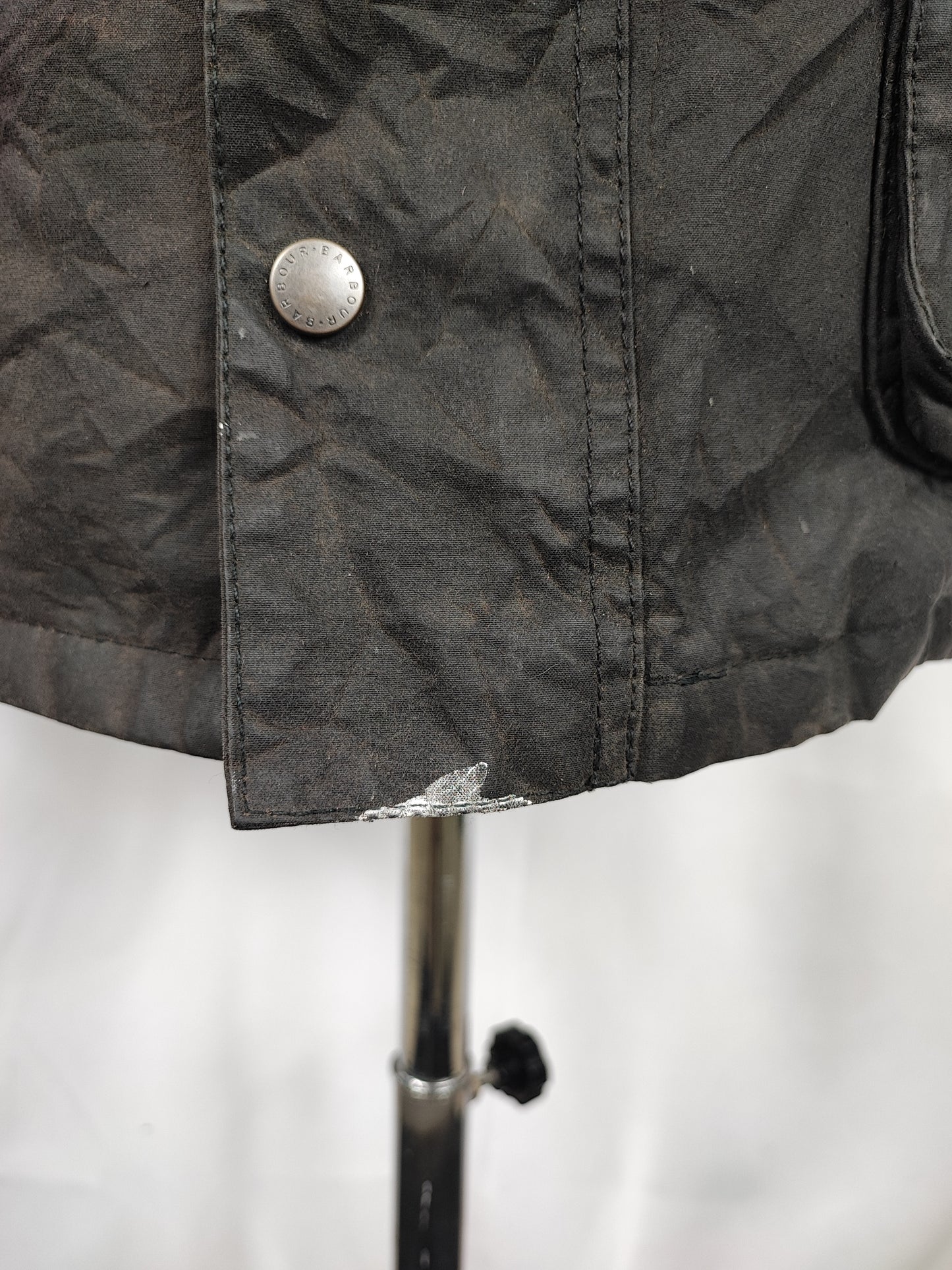 Giacca Barbour International Duke nero M - Man black Duke wax Jacket Size Medium
