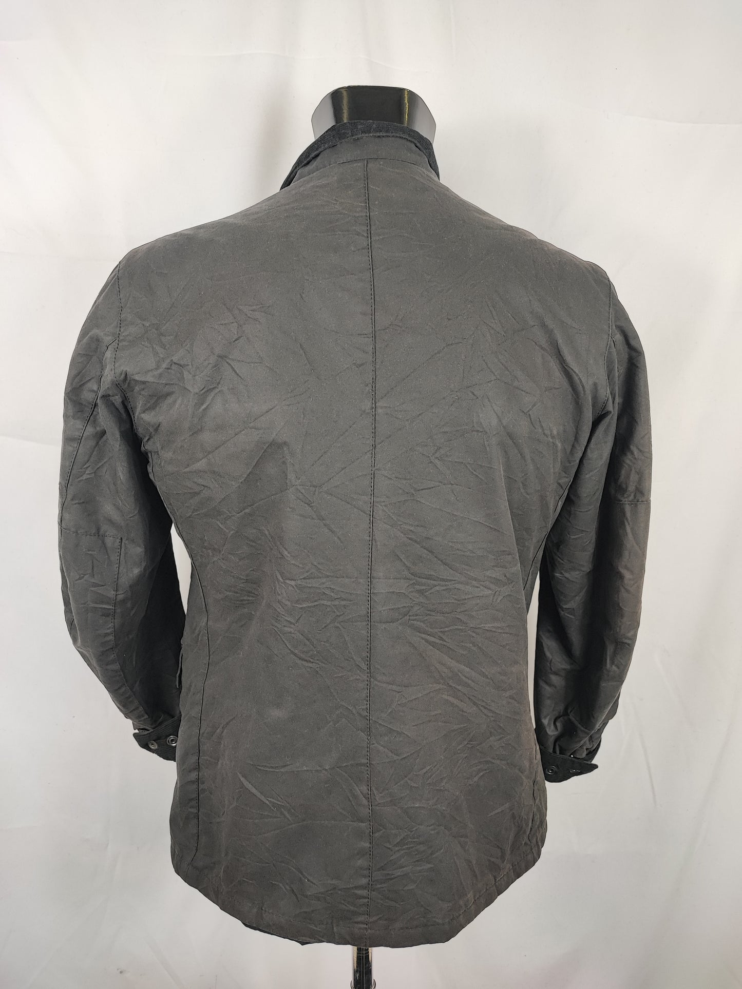 Giacca Barbour International Duke nero M - Man black Duke wax Jacket Size Medium