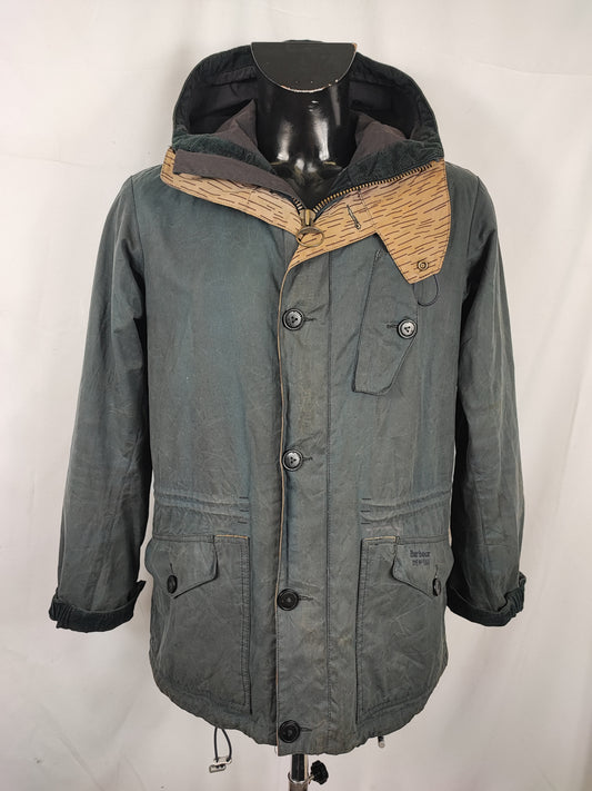 Giacca Barbour Dept B Summer Parka Blu Medium-Navy Dept B summer parka waxed Size M