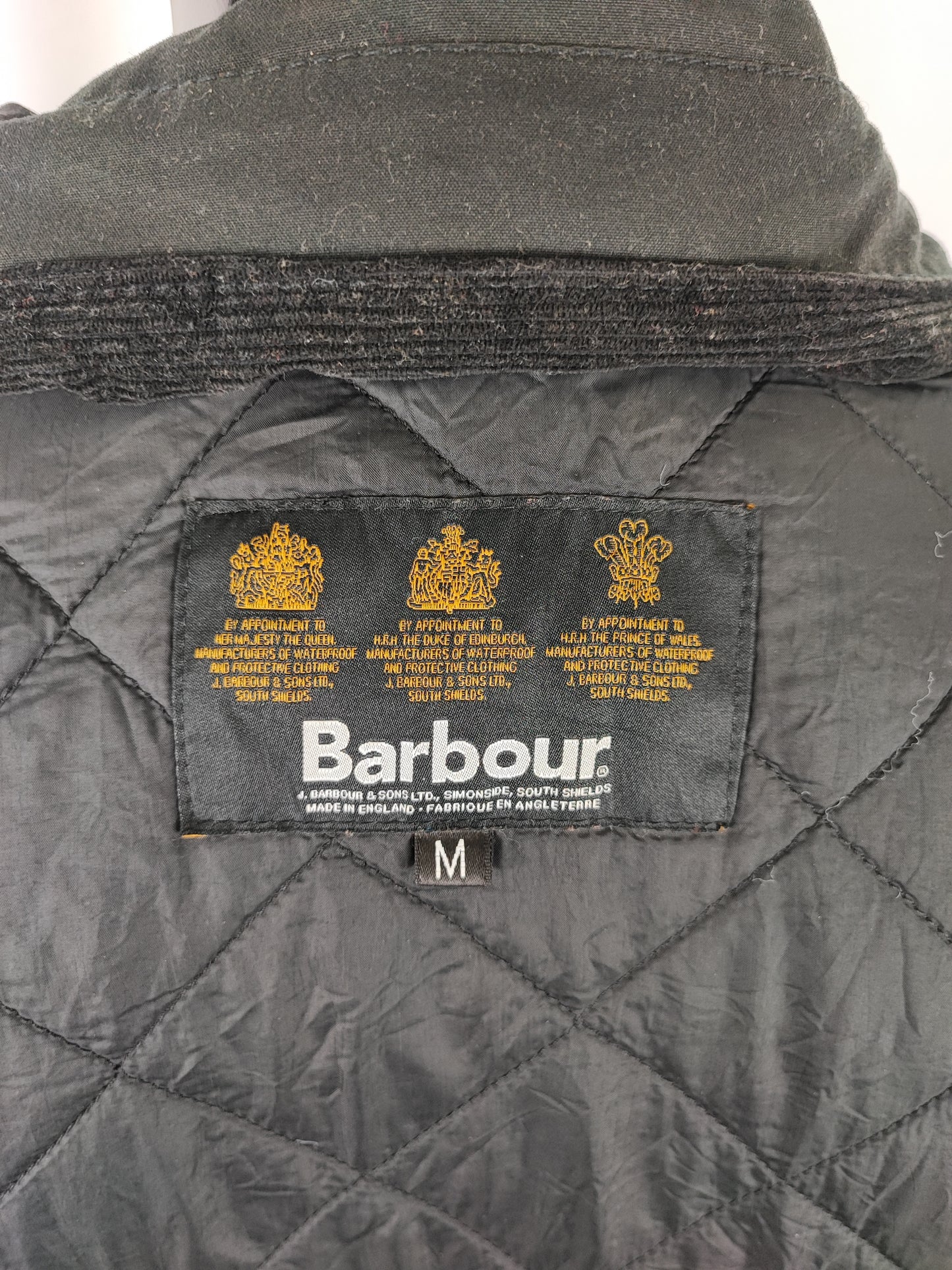 Barbour Giacca uomo nera Medium Sapper Jacket Black Waxed Sapper Jacket Size M