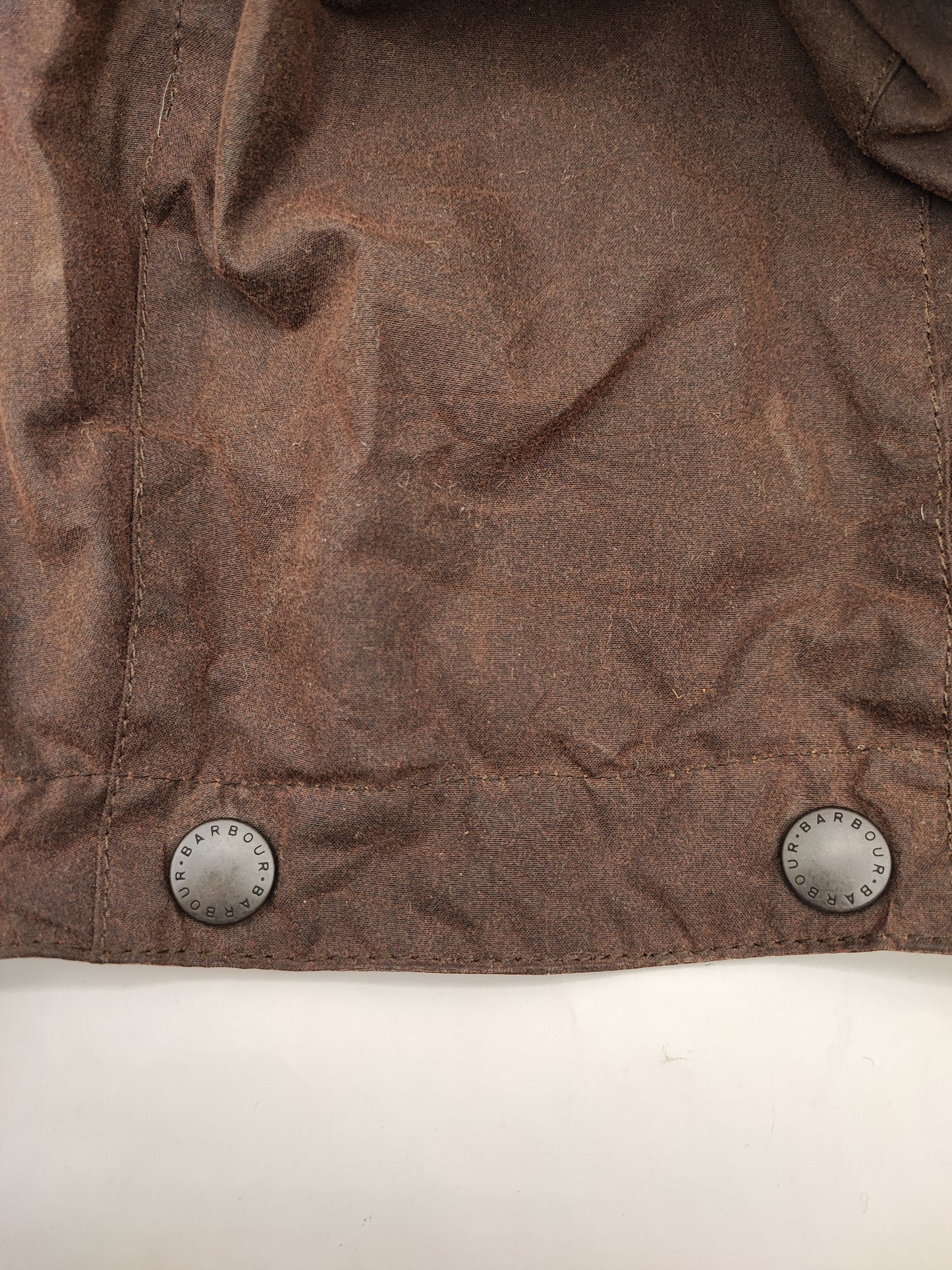 Cappuccio Barbour marrone recente  - Brown Waxed hood One size