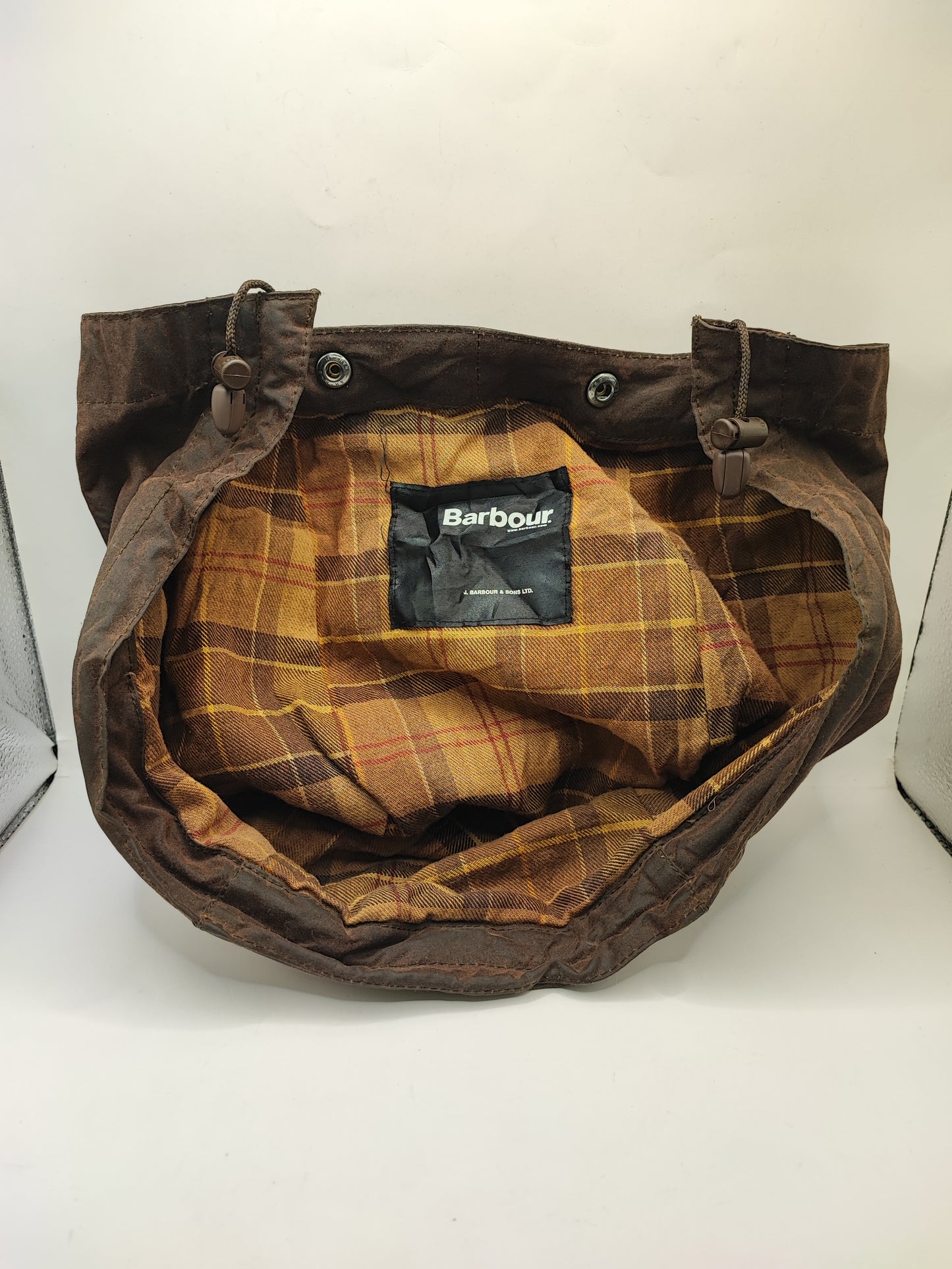 Cappuccio Barbour marrone recente  - Brown Waxed hood One size