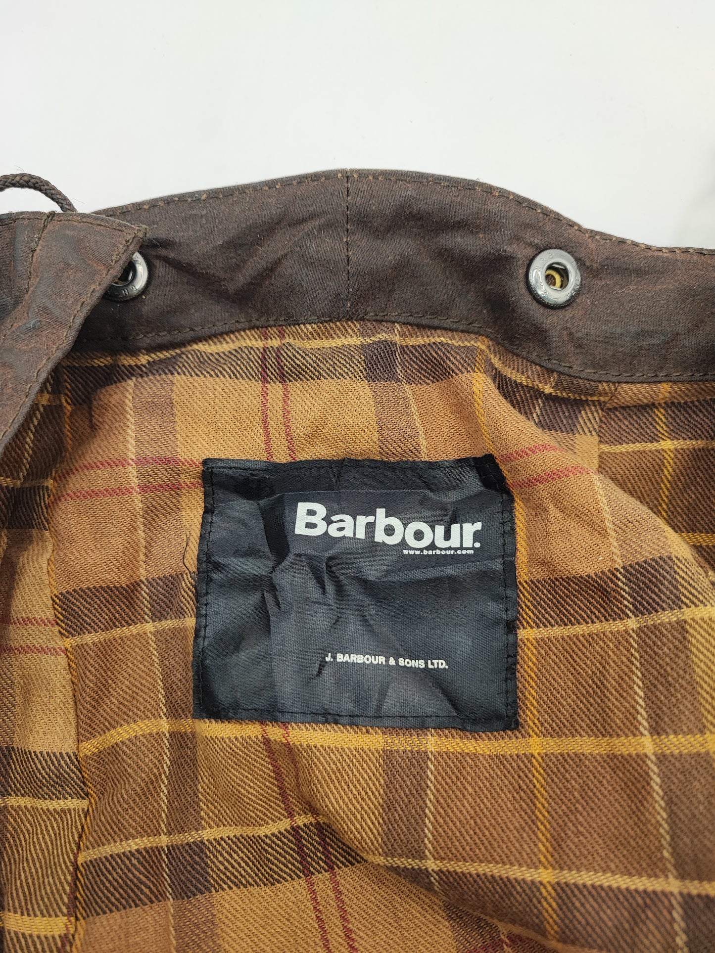Cappuccio Barbour marrone recente  - Brown Waxed hood One size