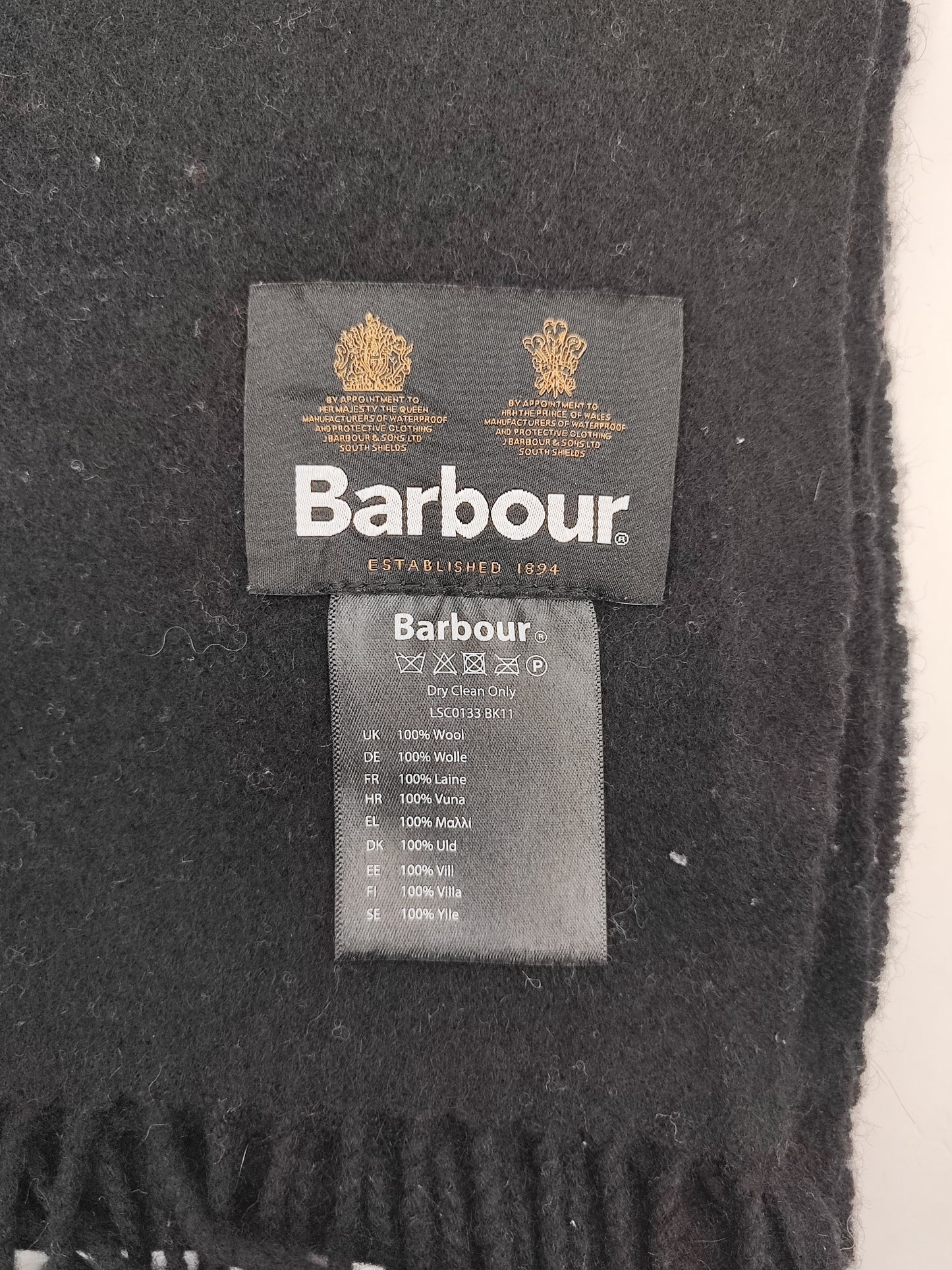 Sciarpa Barbour in lana