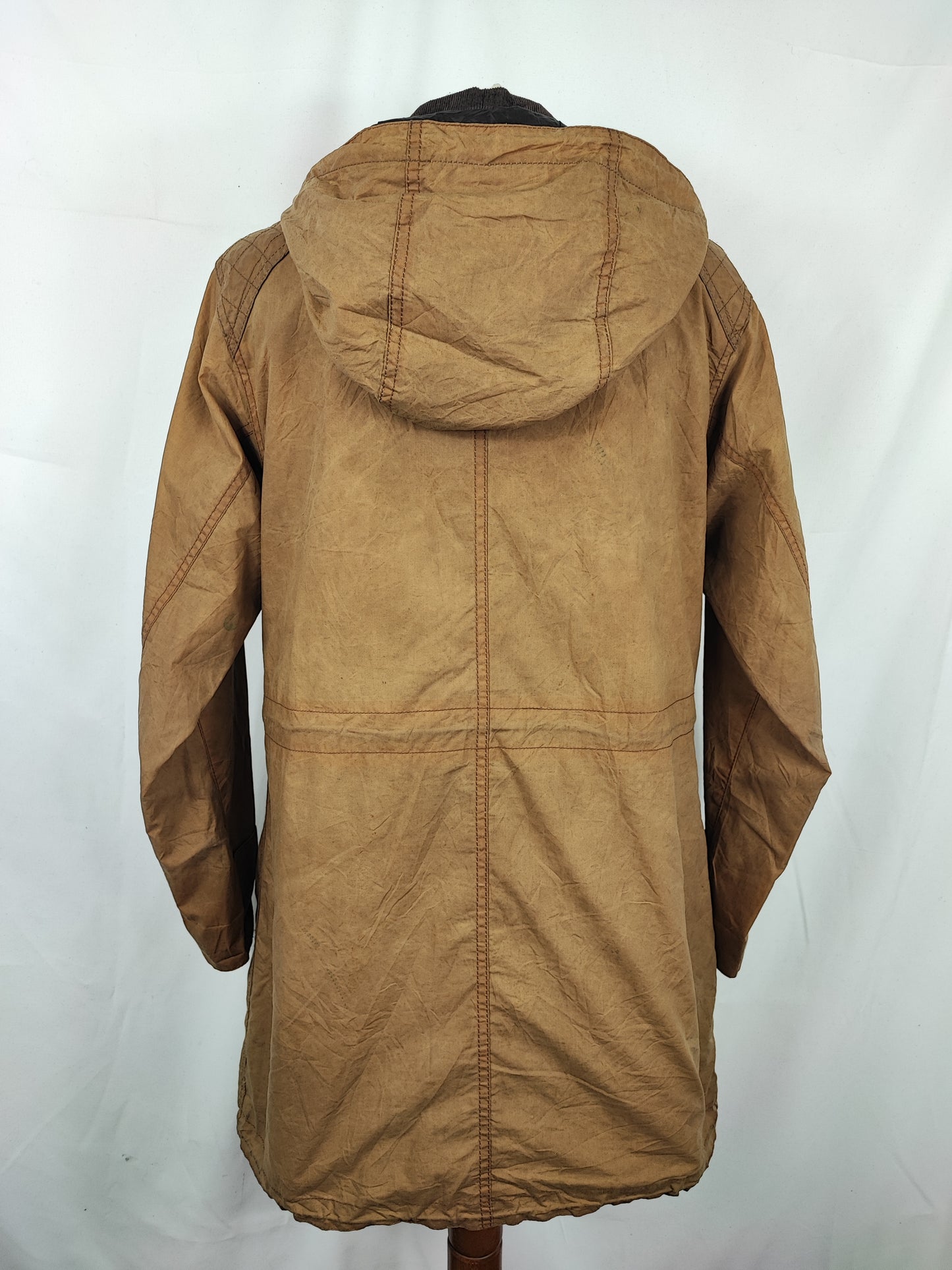 Giacca Parka Barbour donna Beige UK10 Small Beige Lady Jacket with hood  Size UK10