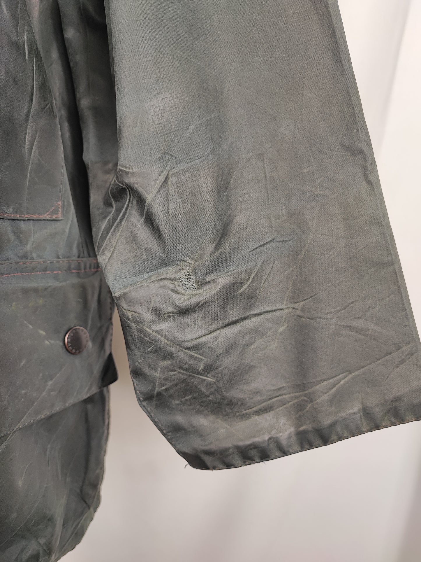 Barbour Giacca Beaufort vintage blu C42/107 cm - Man Navy Vintage Beaufort C42 Waxed jacket size Large