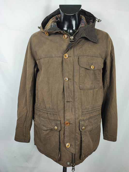 Giacca Barbour da uomo verde oliva Large - Man Galashields olive wax jacket size Large