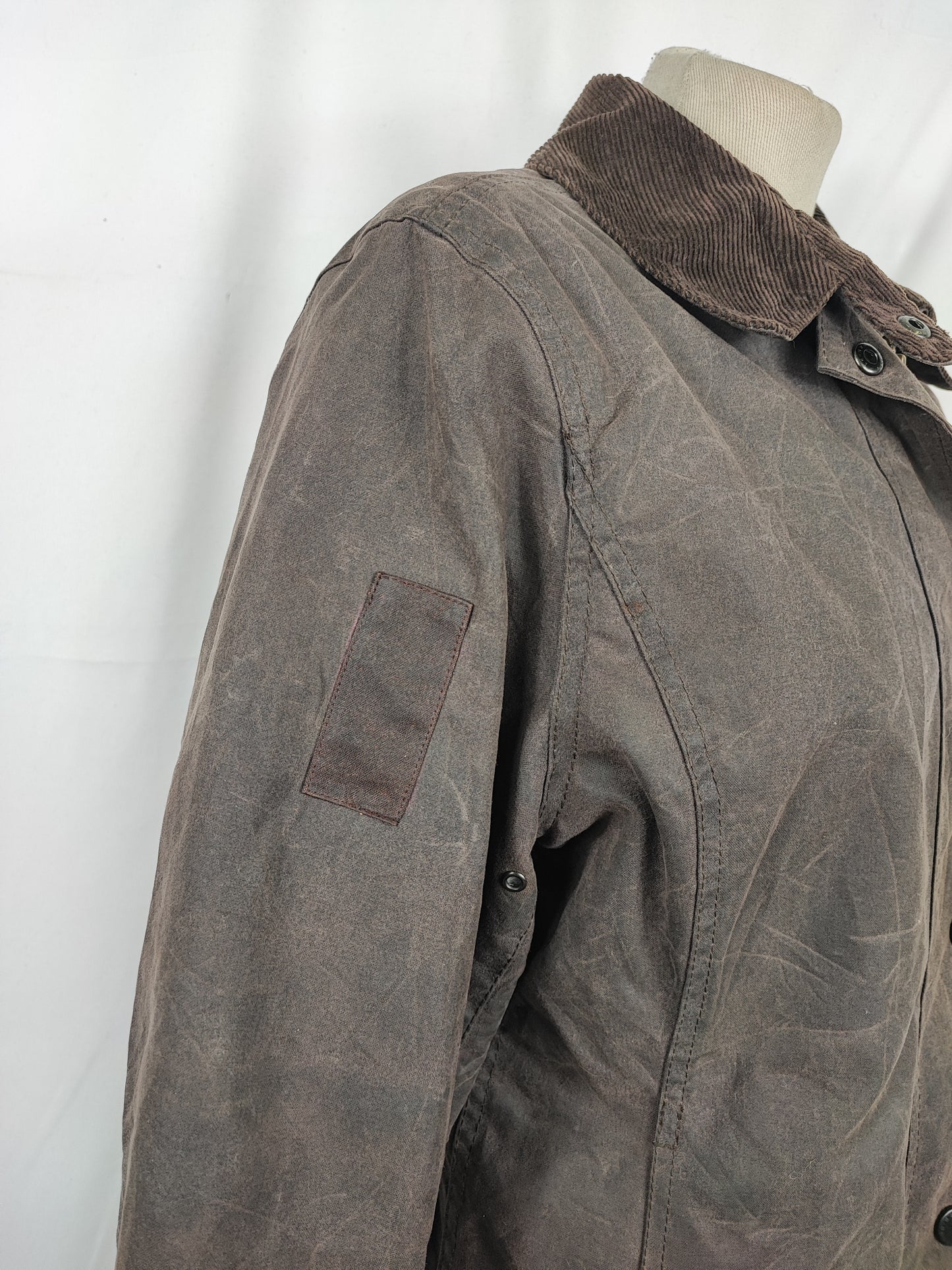 Giacca Barbour Newmarket donna marrone UK10 Small Lady Brown Newmarket jacket Size Uk10