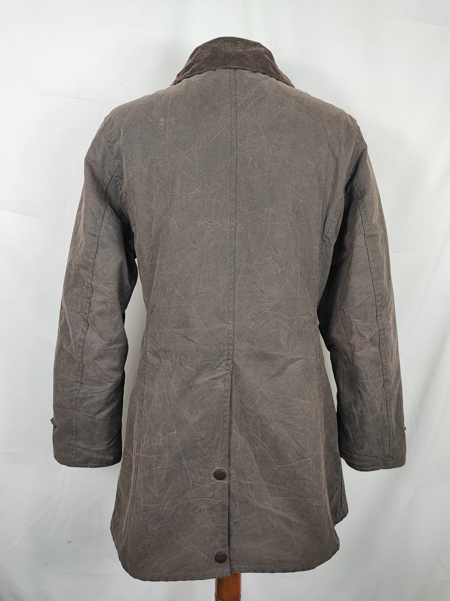 Giacca Barbour Newmarket donna marrone UK10 Small Lady Brown Newmarket jacket Size Uk10