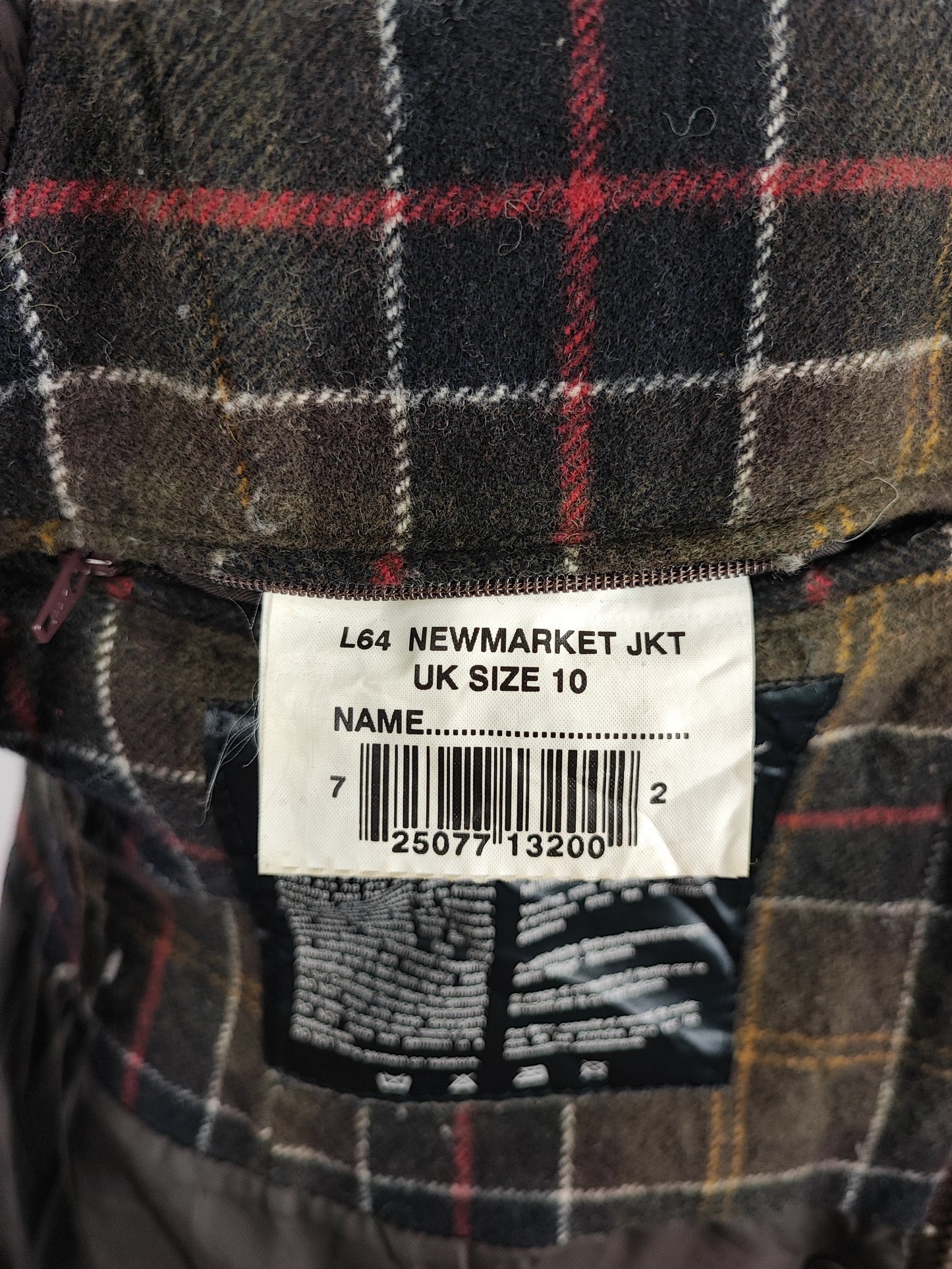Giacca Barbour Newmarket donna marrone UK10 Small Lady Brown Newmarket jacket Size Uk10