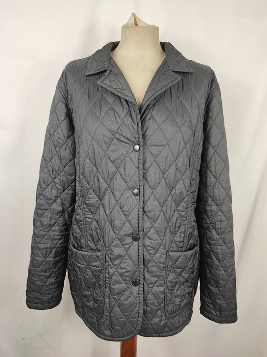 Giacca a vento Barbour Donna/ Unisex blu Uk16 tg.44/46 Quilted Navy jacket size M/L