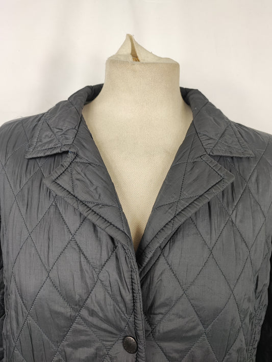 Giacca a vento Barbour Donna/ Unisex blu Uk16 tg.44/46 Quilted Navy jacket size M/L