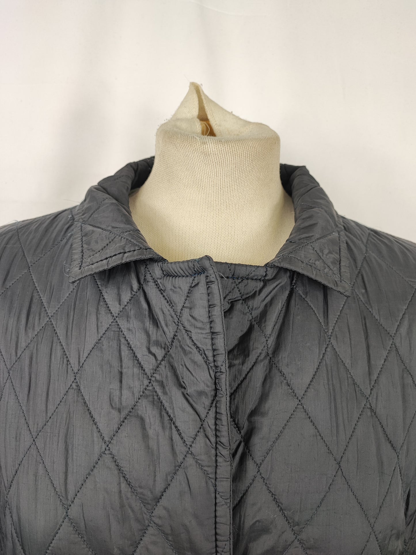 Giacca a vento Barbour Donna/ Unisex blu Uk16 tg.44/46 Quilted Navy jacket size M/L