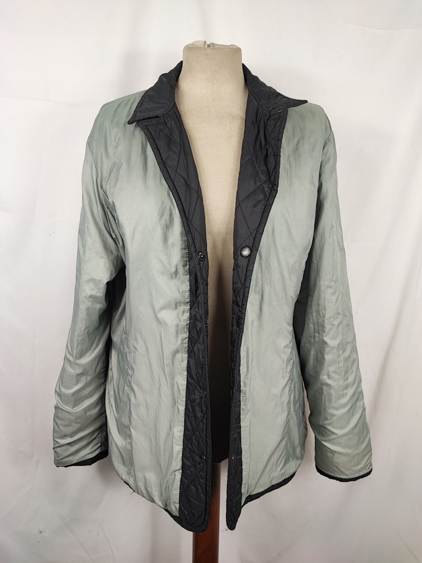 Giacca a vento Barbour Donna/ Unisex blu Uk16 tg.44/46 Quilted Navy jacket size M/L