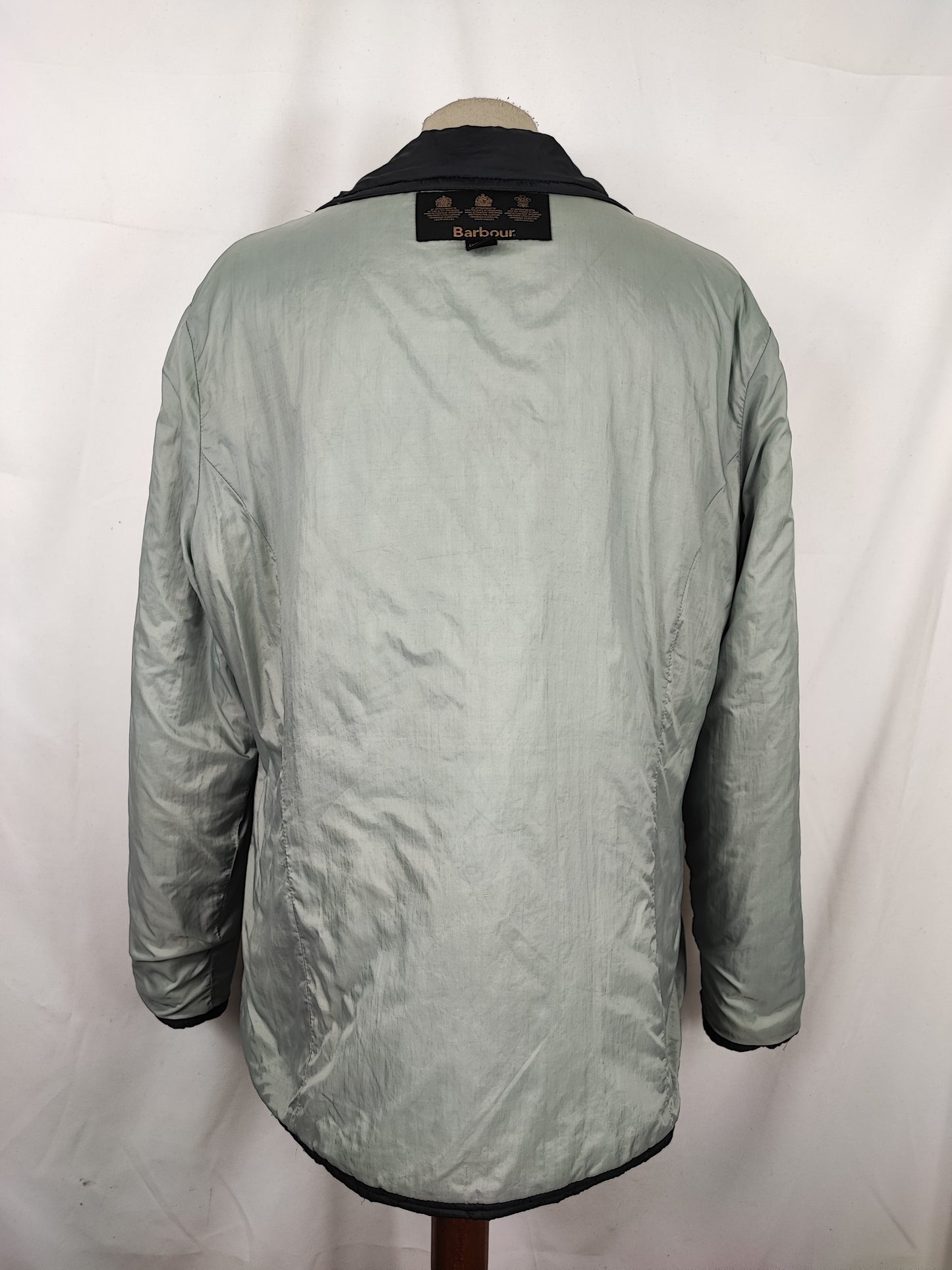 Giacca a vento Barbour Donna/ Unisex blu Uk16 tg.44/46 Quilted Navy jacket size M/L