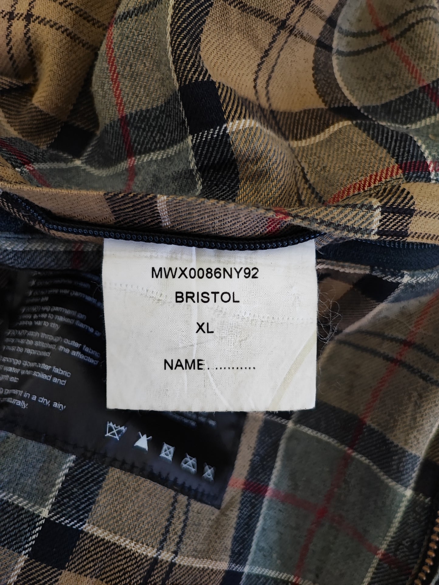 Giacca Barbour uomo cerato Bristol blu XLarge - Man Navy Bristol wax Jacket size XL
