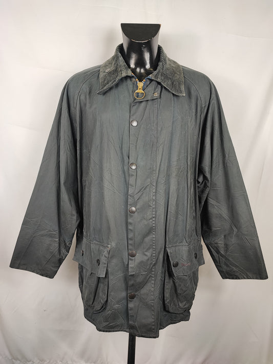 Barbour Giacca Beaufort recente blu C46/117cm - Navy Beaufort Waxed jacket XLarge