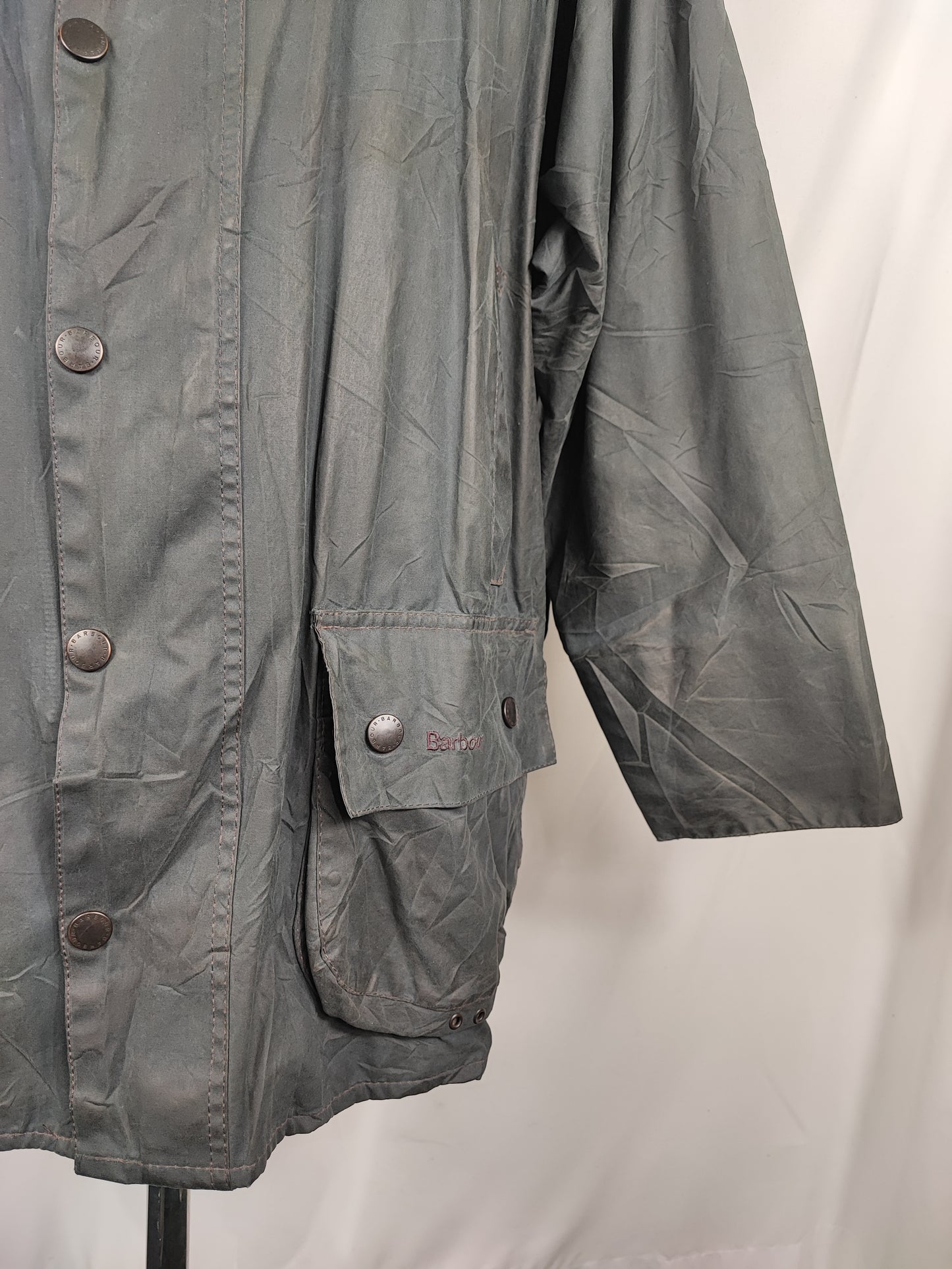 Barbour Giacca Beaufort recente blu C46/117cm - Navy Beaufort Waxed jacket XLarge