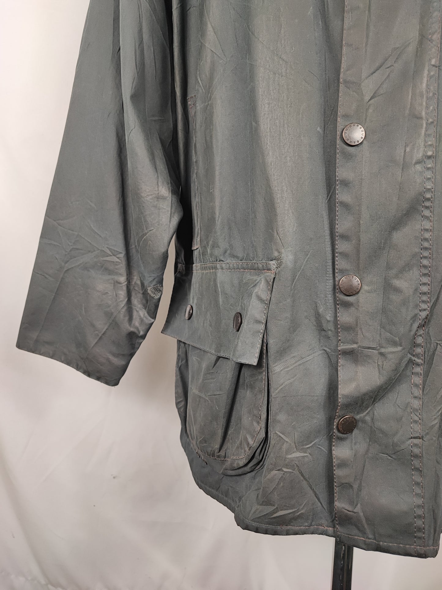Barbour Giacca Beaufort recente blu C46/117cm - Navy Beaufort Waxed jacket XLarge