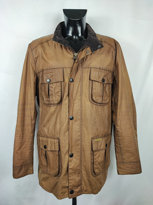 Barbour Giacca Uomo SMU Corbridge Beige XXL Man Sandstone Waxed Corbridge Jacket 2xl