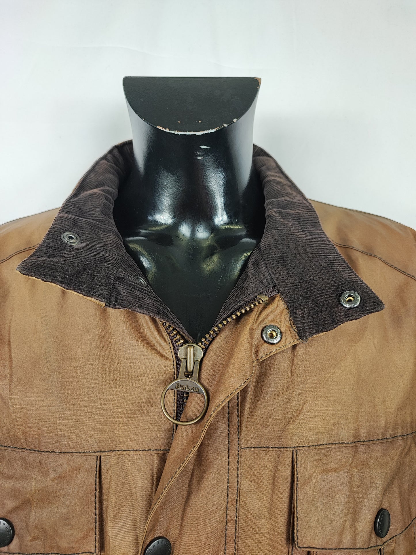 Barbour Giacca Uomo SMU Corbridge Beige XXL Man Sandstone Waxed Corbridge Jacket 2xl