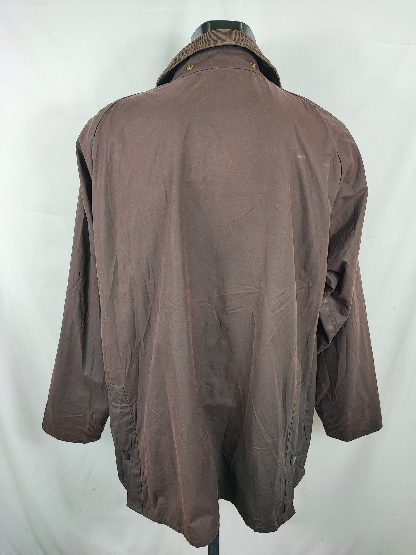 Barbour Bedale Uomo Vintage Marrone C48/122cm Man Bedale waxed Brown jacket Size XL comoda