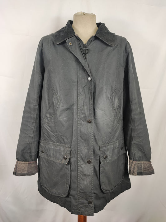 Giacca Barbour Vintage Straiton Nero Uk18 tg.46 ita - Black Straiton Jacket size Uk18