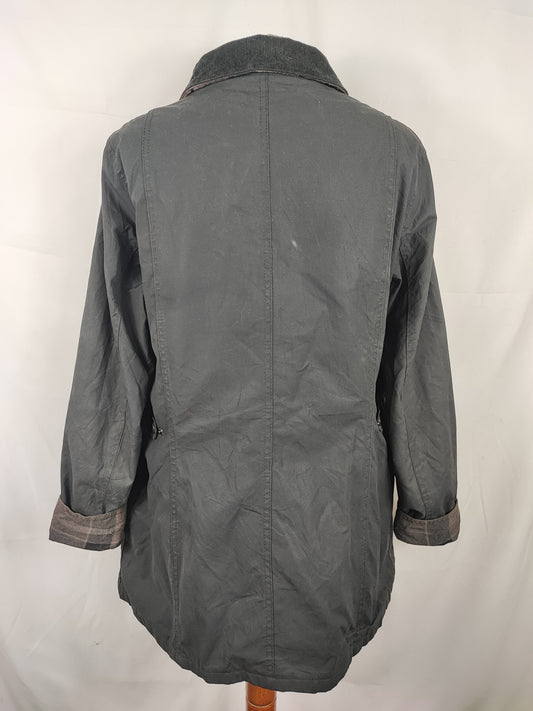 Giacca Barbour Vintage Straiton Nero Uk18 tg.46 ita - Black Straiton Jacket size Uk18