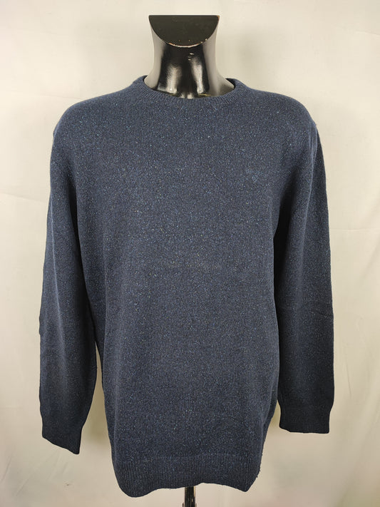 Maglione Barbour da uomo in lana blu XXLarge- Man Navy Jumper Size XXLarge