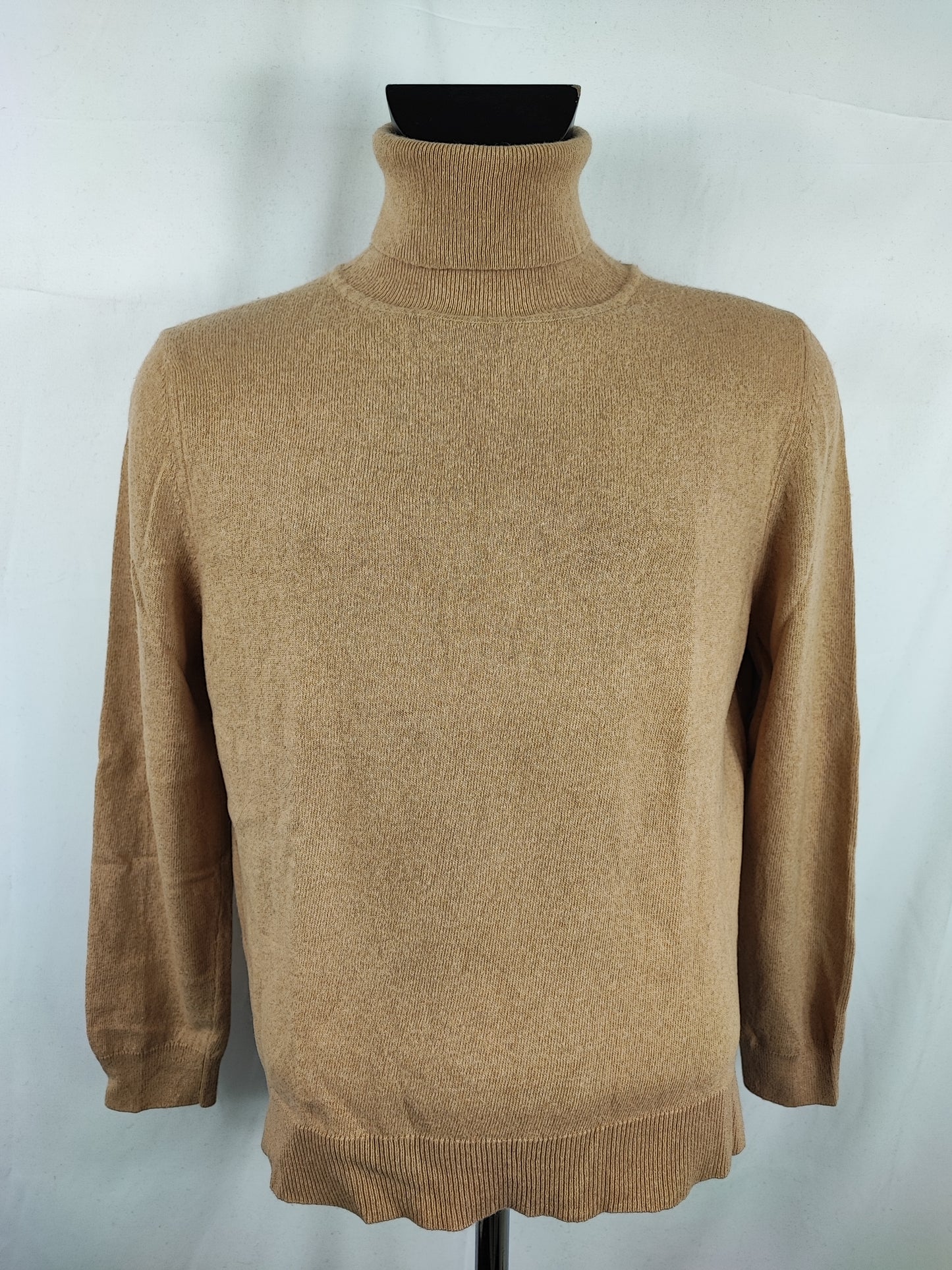 Maglione Barbour da donna in lana beige tg.44/46 - Lady Beige Wool Jumper Size Uk16
