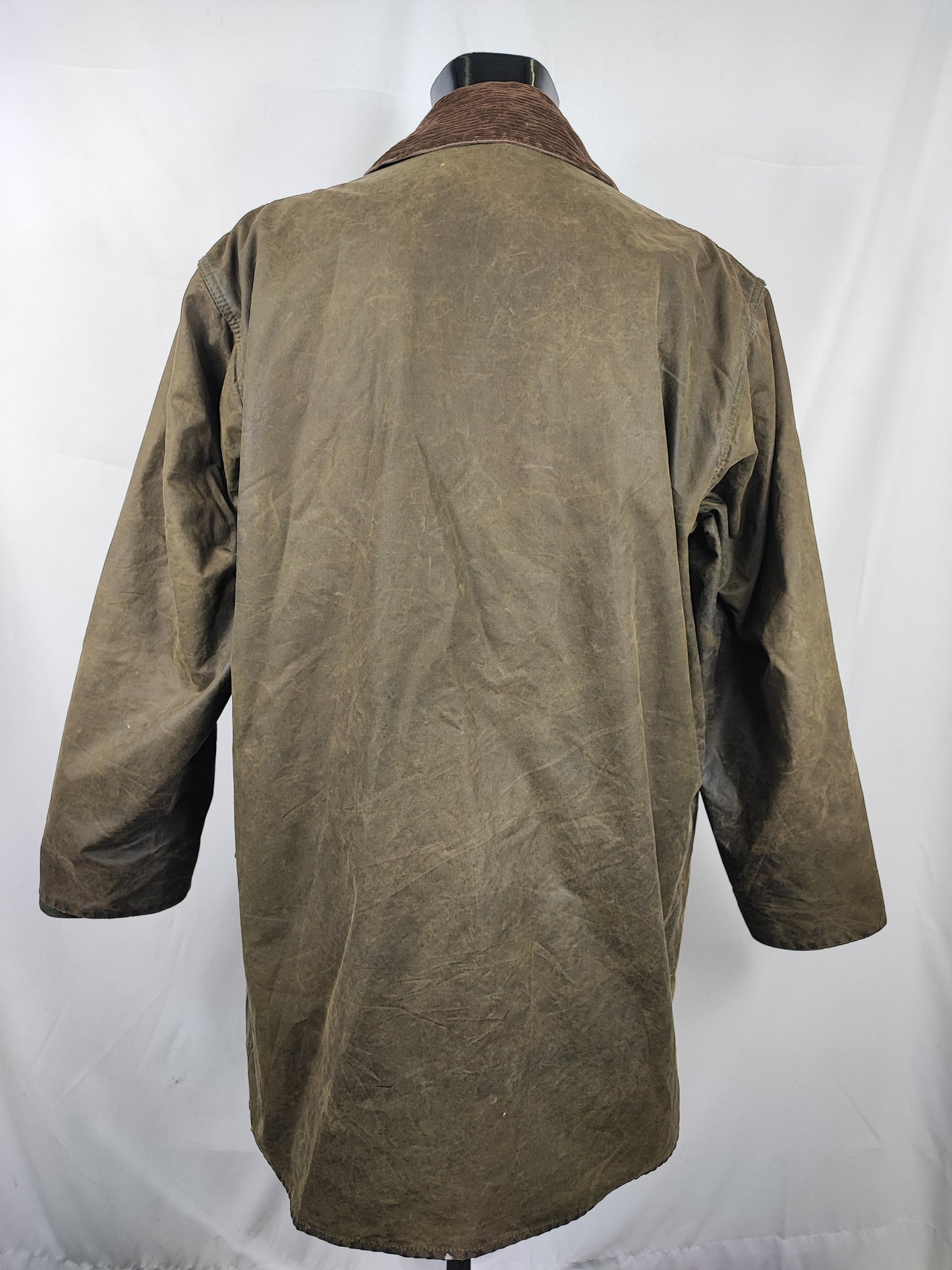 Giacca Barbour Northumbria vintage verde C44/112 cm-Man green Waxed Northumbria Jacket Large/XLarge
