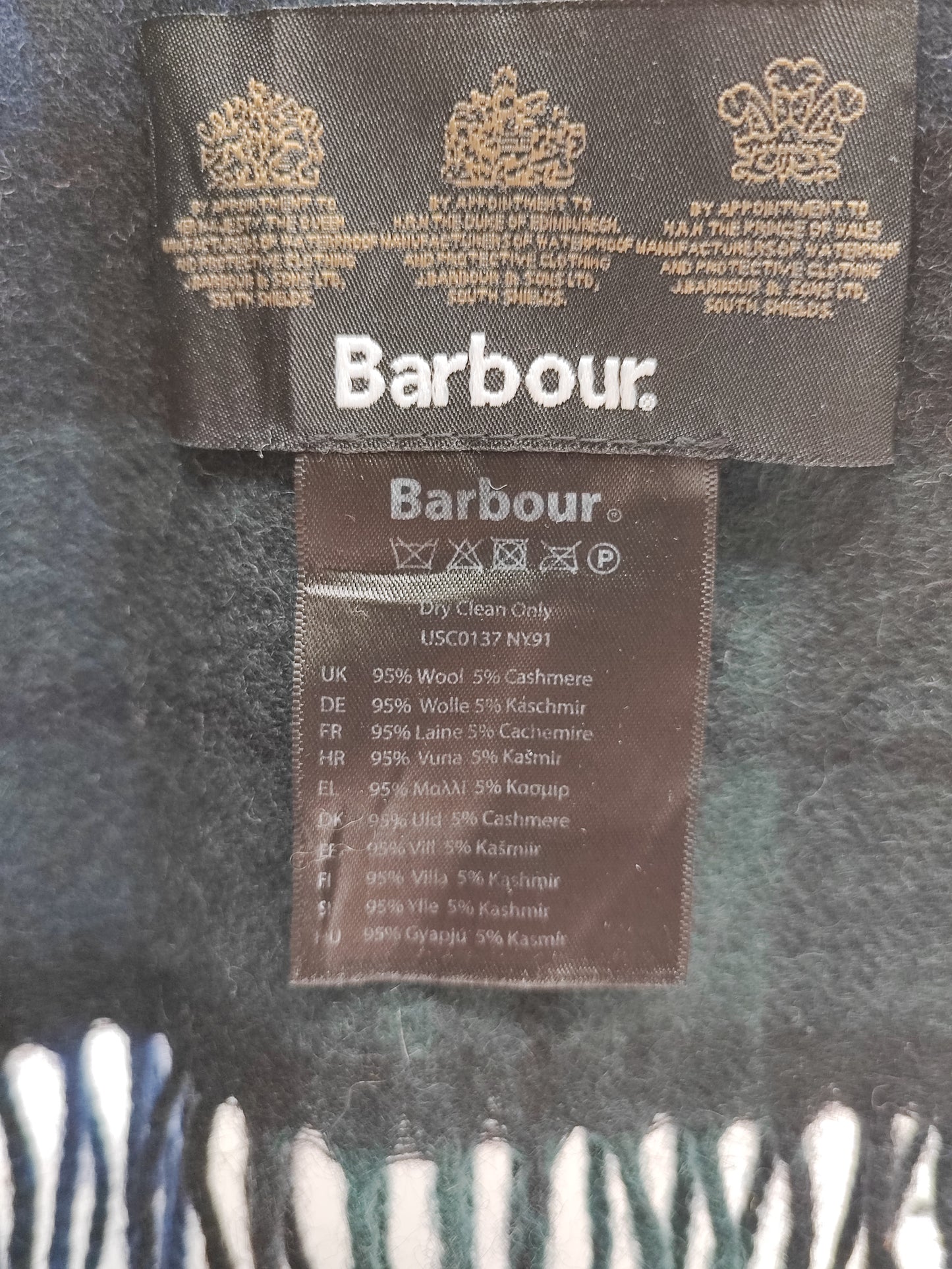 Sciarpa Barbour in lana