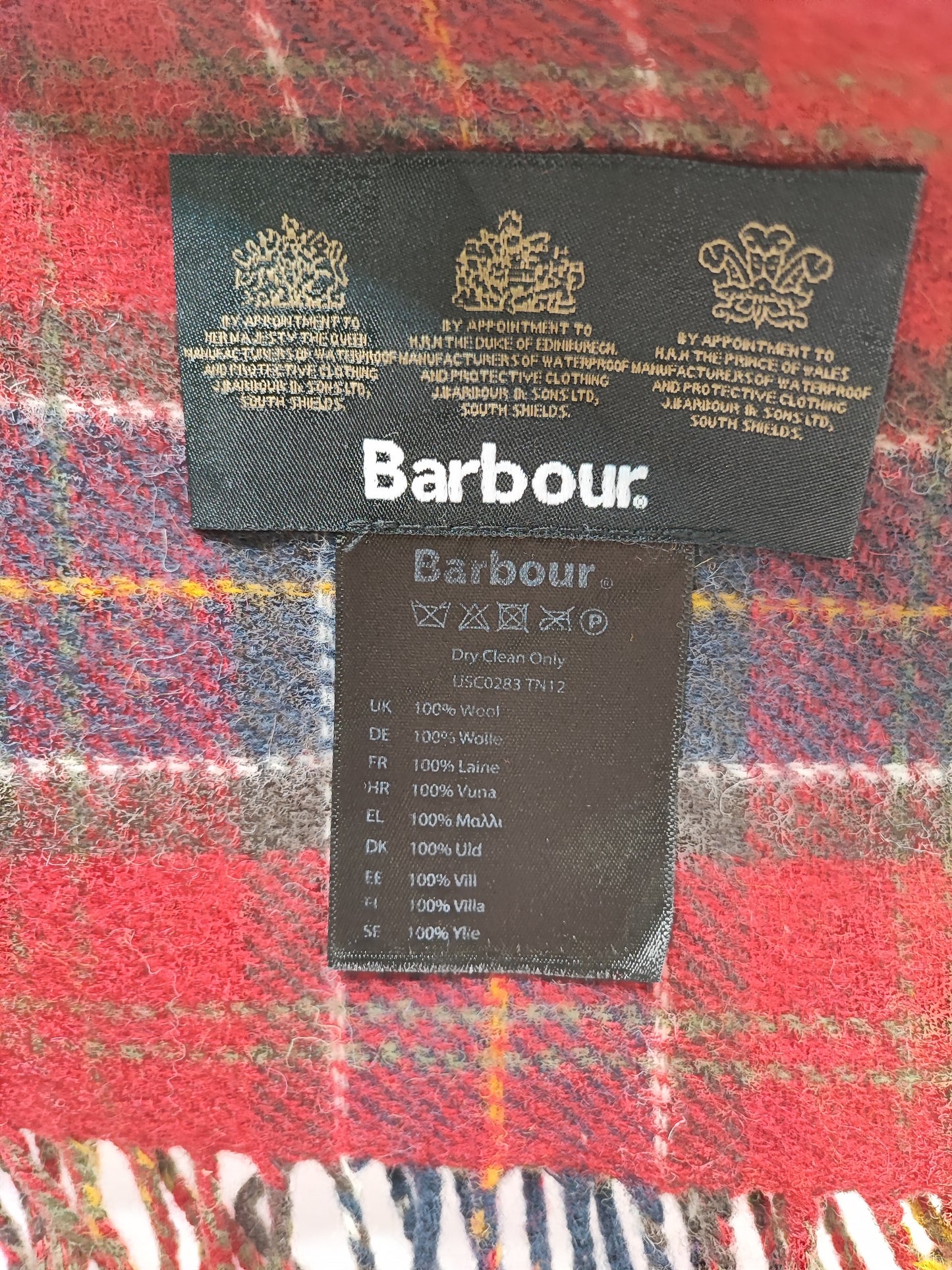 Sciarpa Barbour in lana