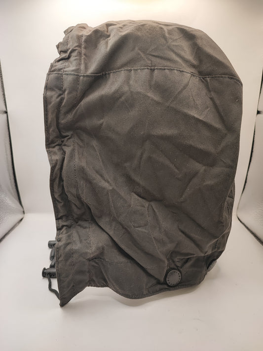 Cappuccio Barbour nero recente  - Black Waxed hood One size