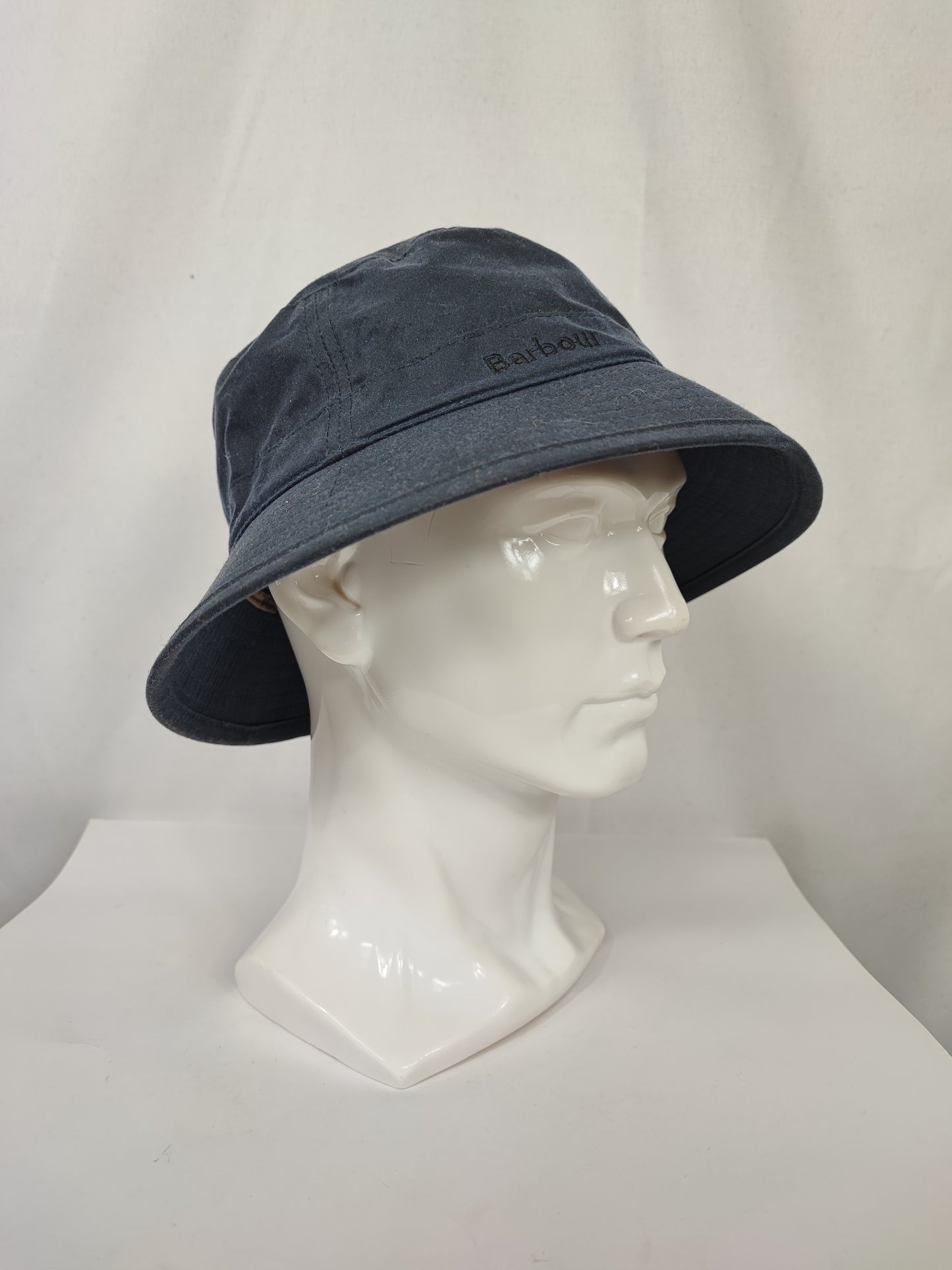 Cappello Barbour vintage Blu cerato Taglia Medium