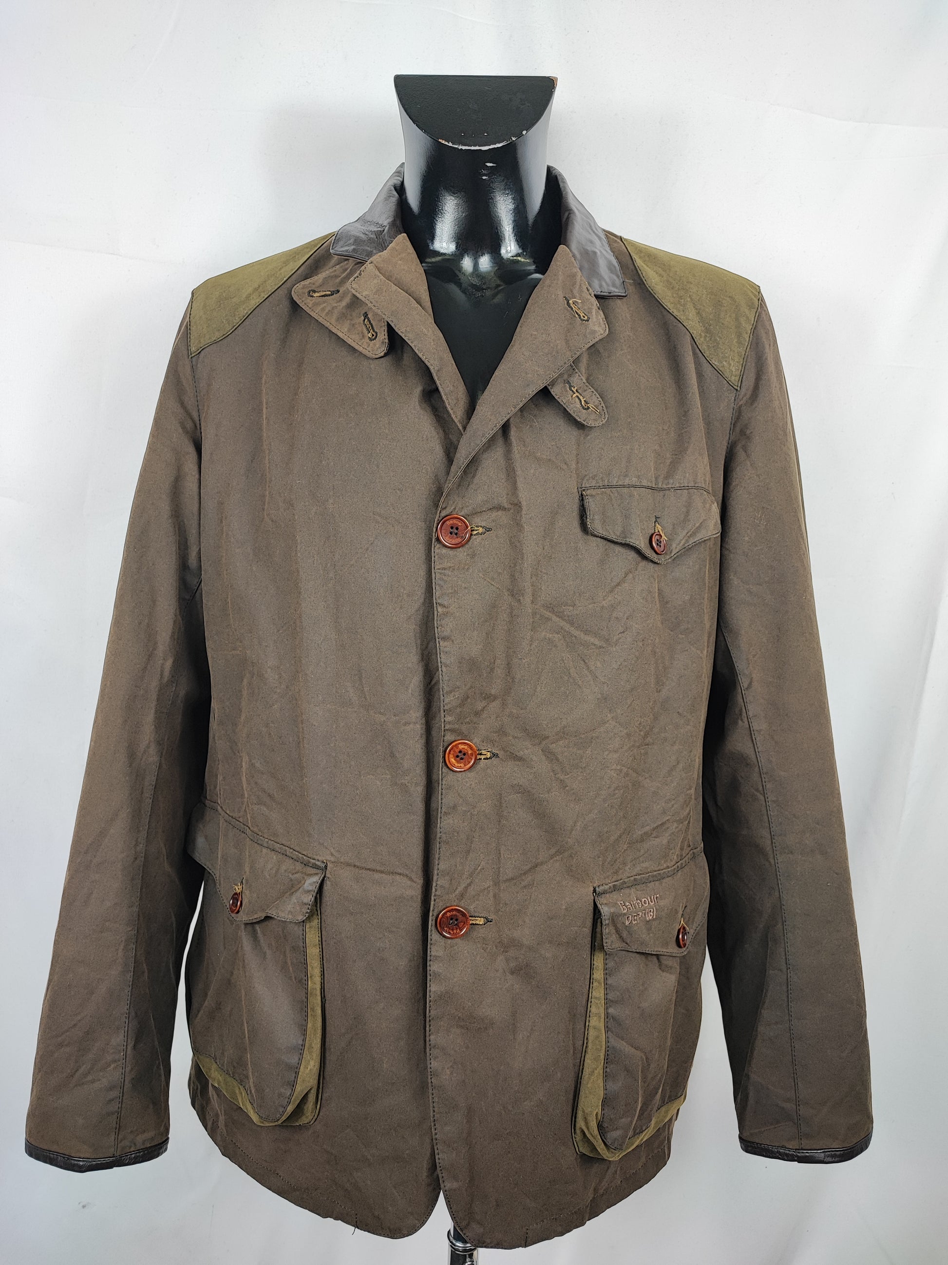 Barbour Beacon Dept B Sports Jacket verde Xlarge- Man Olive Dept B Sports Jacket Size  Xlarge - Shop In London