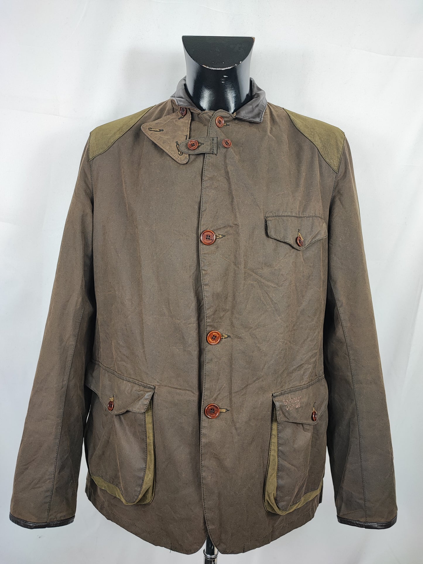 Barbour Beacon Dept B Sports Jacket verde Xlarge- Man Olive Dept B Sports Jacket Size  Xlarge - Shop In London
