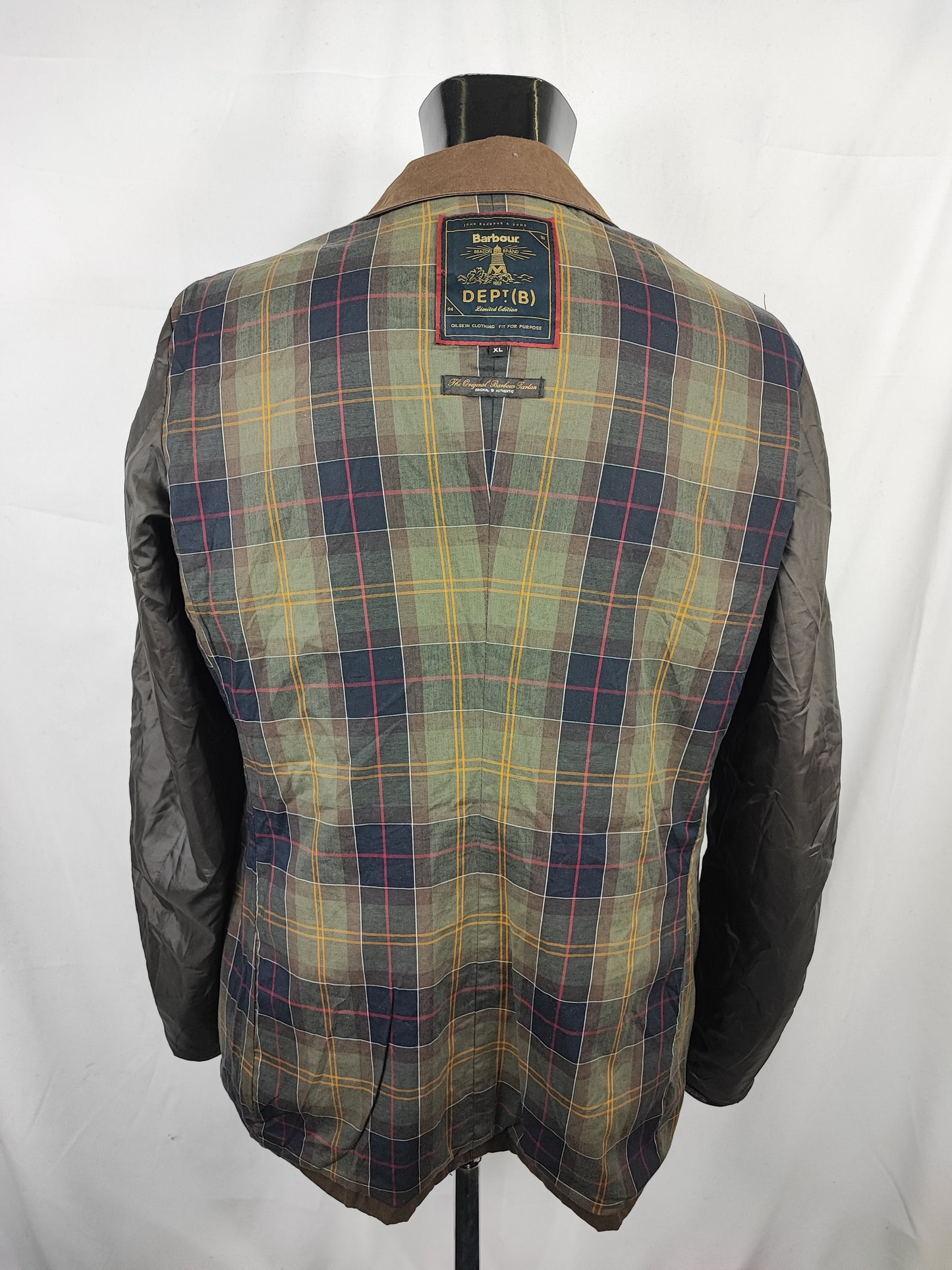 Barbour Beacon Dept B Sports Jacket verde Xlarge- Man Olive Dept B Sports Jacket Size  Xlarge - Shop In London
